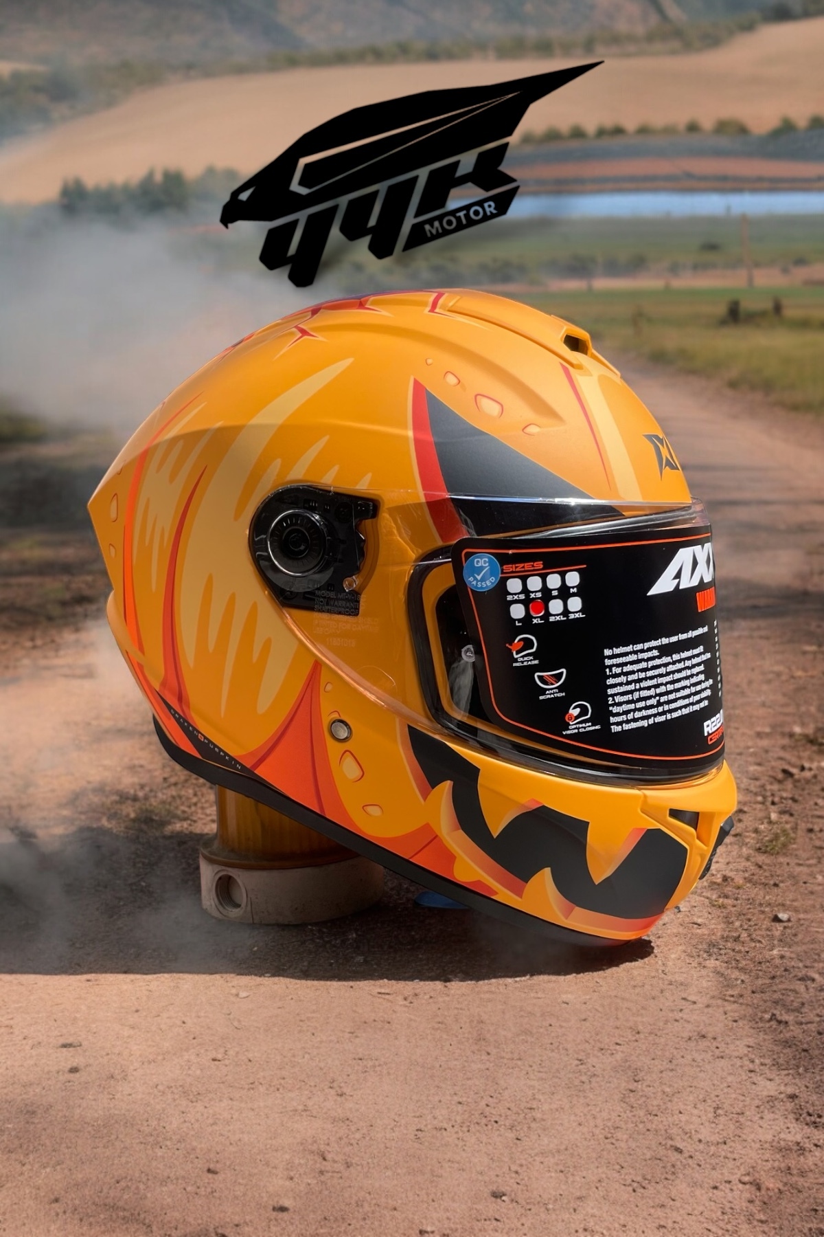 Axxis Draken S Pumpkın C3 Matt Yellow - Fiyatı, Yorumları