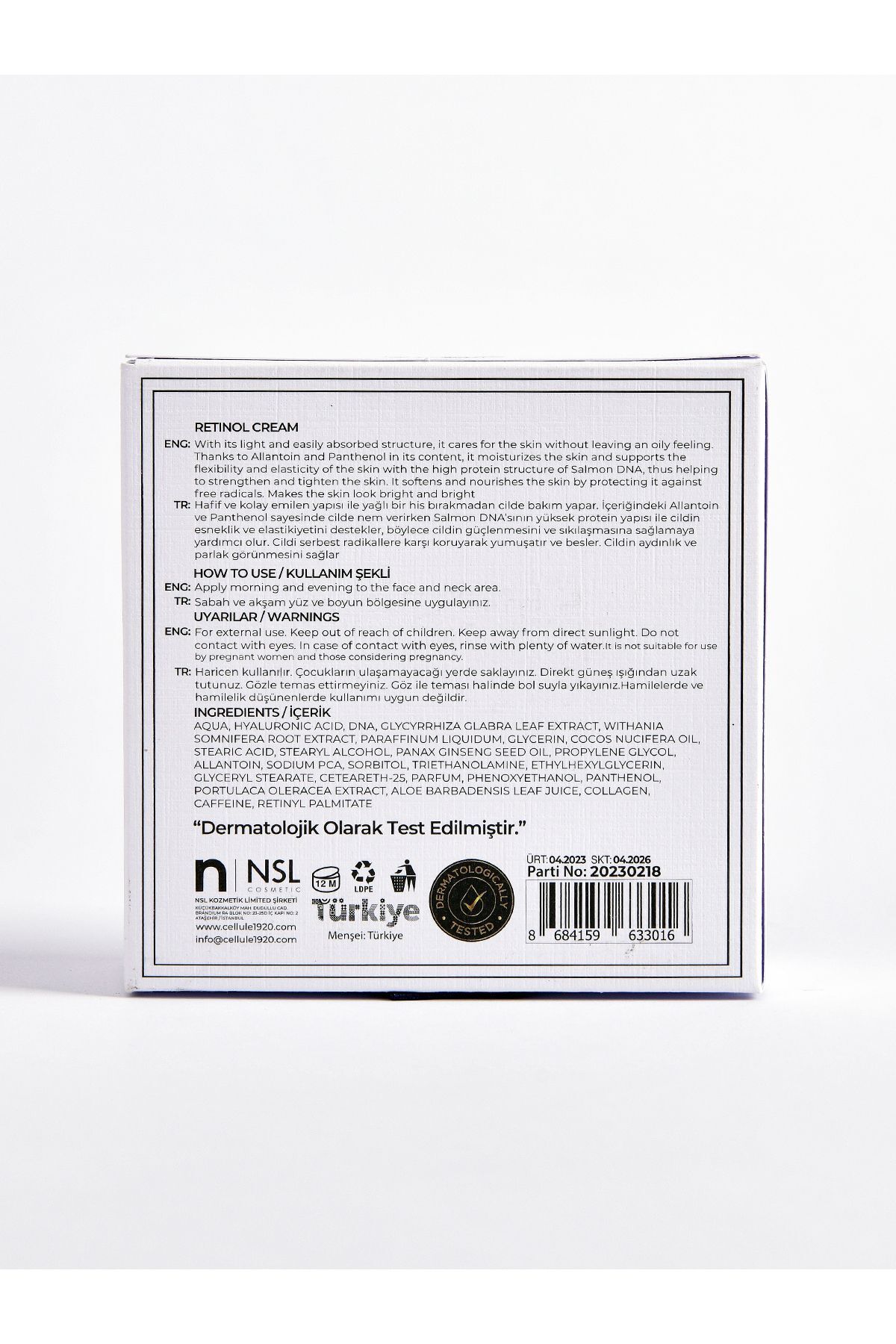 کرم صورت   1920 Cellule Premium Cosmetics | TR-CM-F-C004 اورجینال - تصویر 5