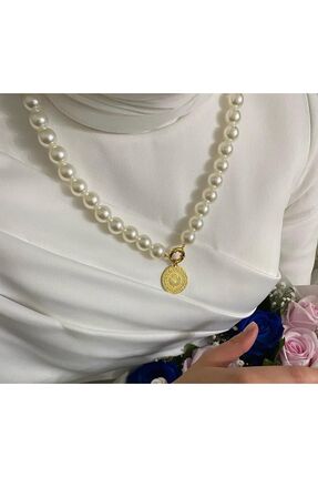 ENT COLLECTİON Kilit Sistemli (ÇELİK) Inci Kolye (12MM)olarak Gönderilecektir