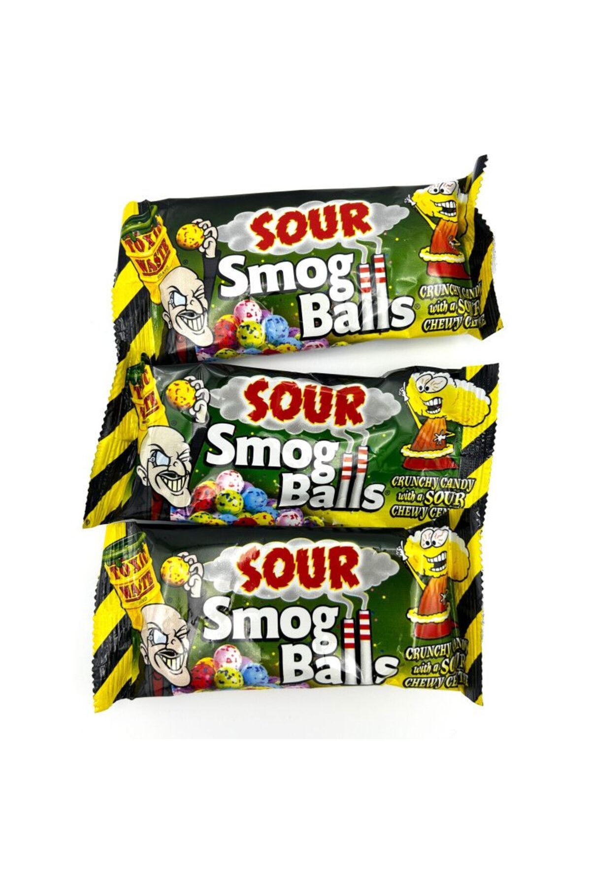 Toxic Waste Sour Smog Balls 3x 48 gr