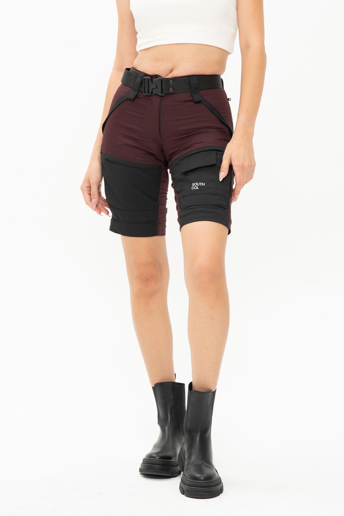 SOUTH COL Summit Women s Outdoor Shorts Outdoor Pants with Zipper Inside Mesh and Durability Fabric