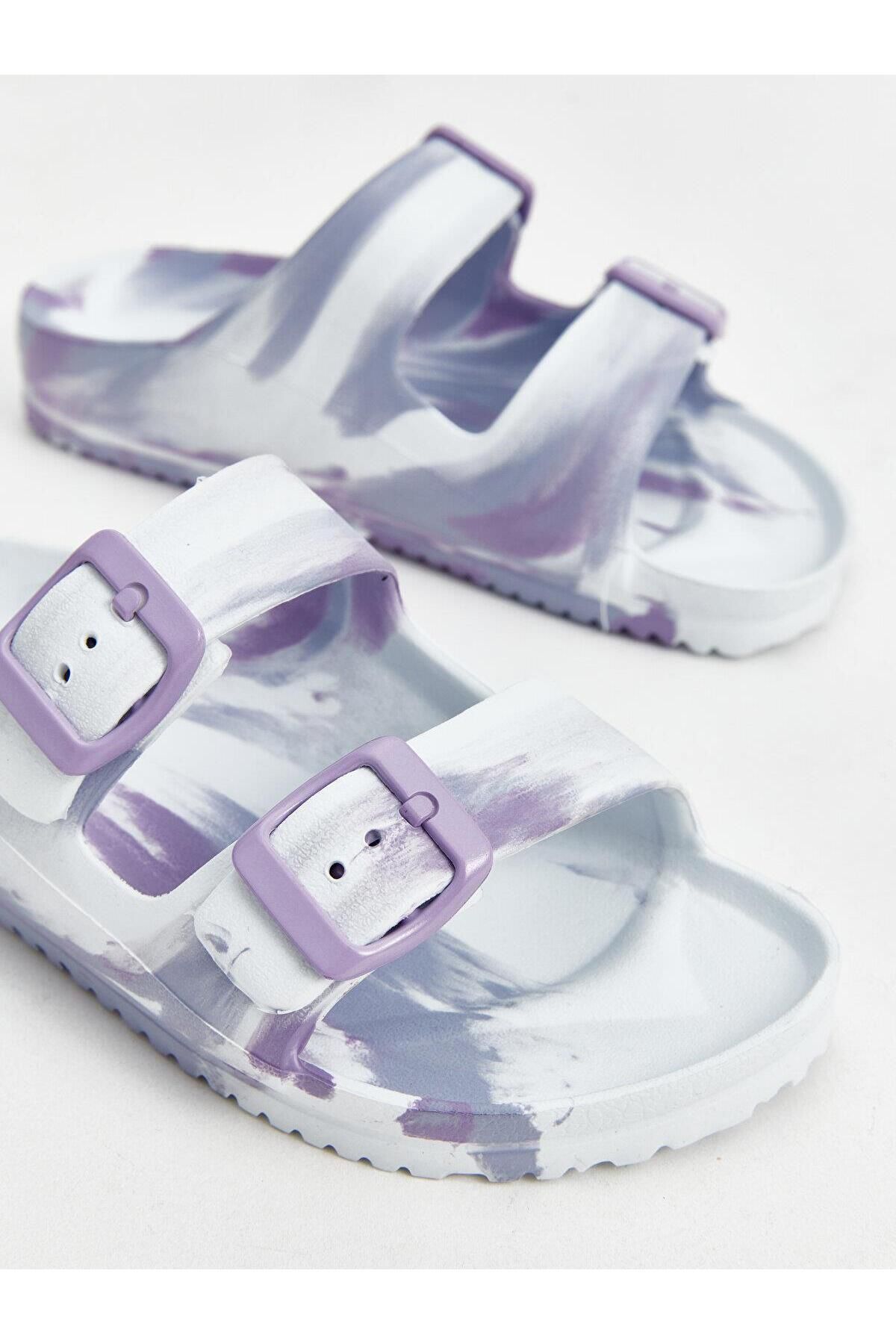 LC Waikiki-LCW STEPS Girl's Sandals - Printed 3