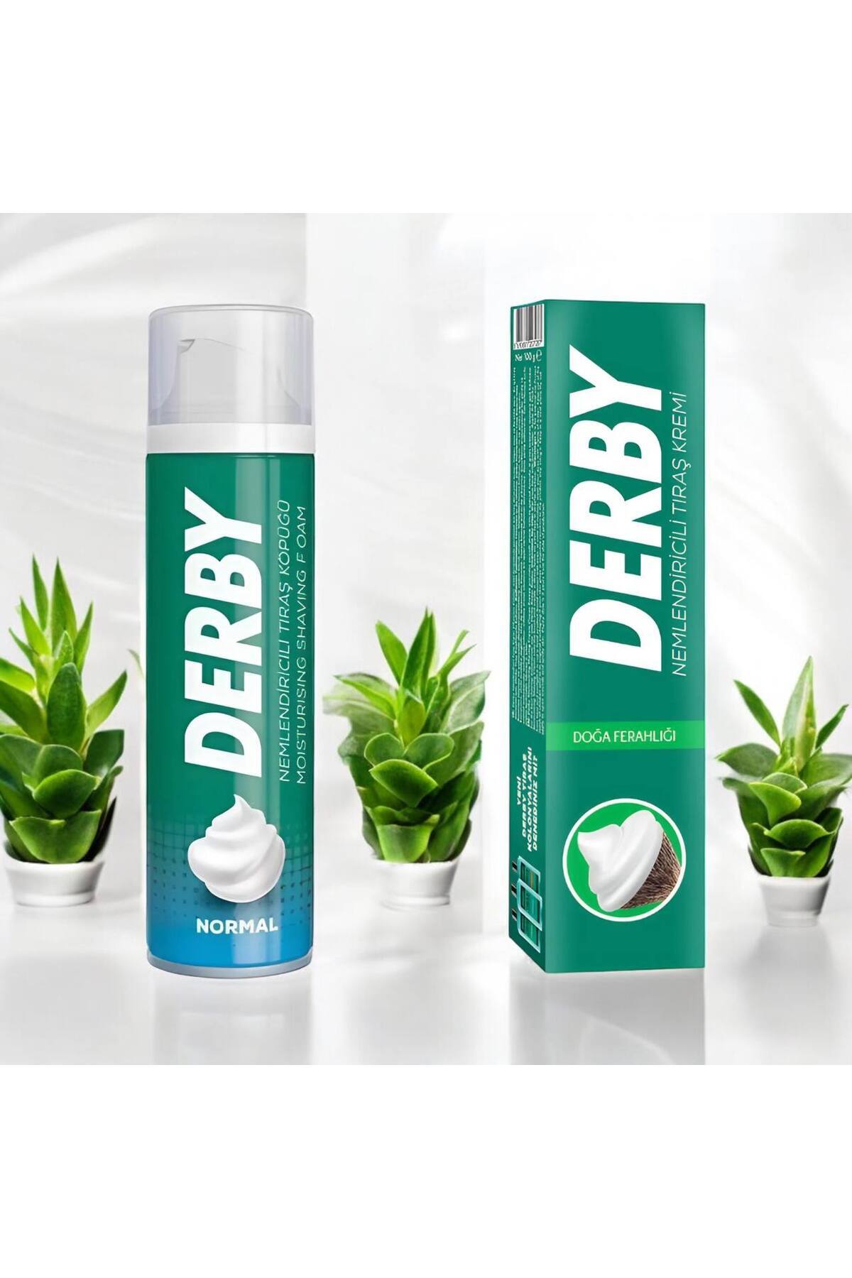 Metler Derby Tıraş Köpüğü 200 ml & Mucize Tıraş Kremi Nemlendirici Krem 100 gr 2'li Set — TYC564646456
