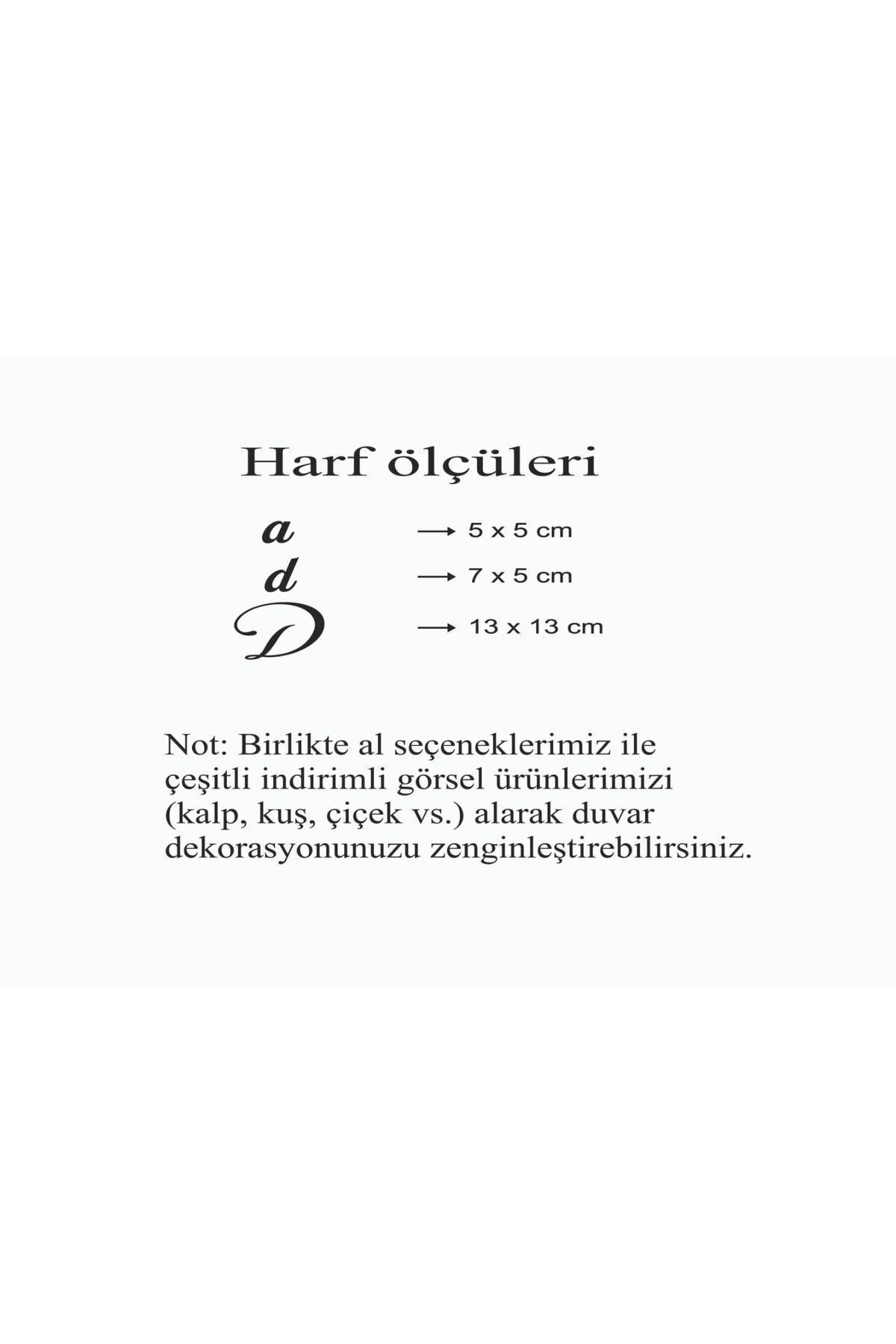 Kişiye Özel İsteğe Göre Siyah Ahşap Mdf Duvar Yazısı, Ne Yazılacağına Siz Karar Verin (her 50 Harf Için 1 Ürün )
