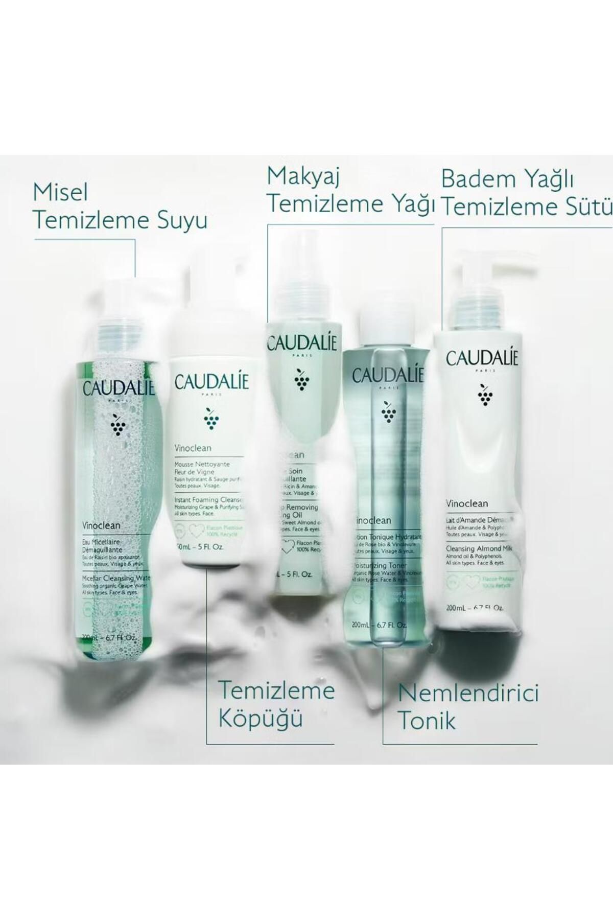 فوم پاک کننده فوری وینوکلین 50 میلی لیتر Caudalie