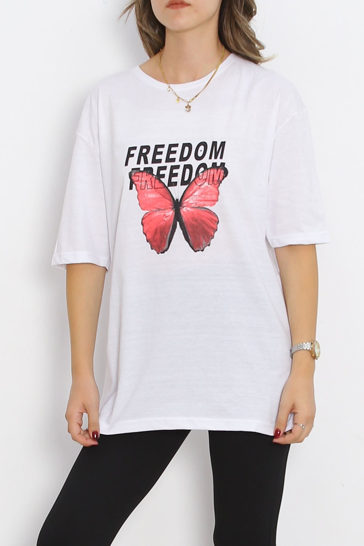 Moka Shopin-MokaShopin White T-Shirt - Front and Back Print - 20001.1567. 1