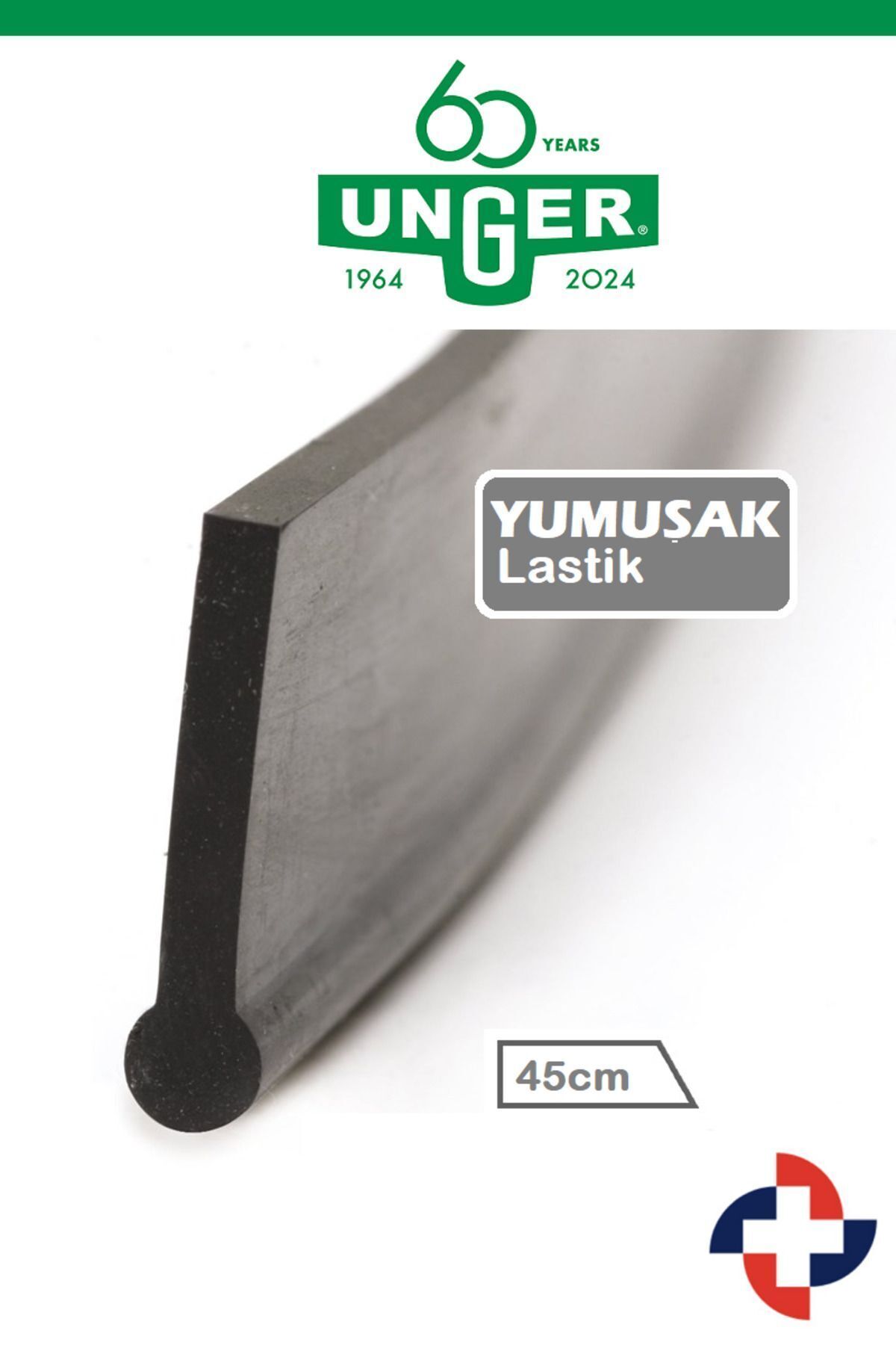 unger Profesyonel Kalite Cam Lastiği Yedek - 35 Cm - Soft (YUMUŞAK)