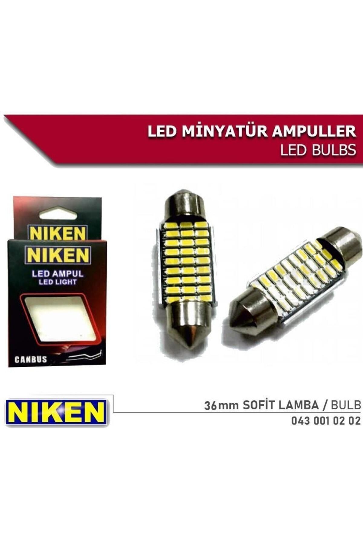 ドラム缶LEDライト内臓No.5 Niken Sofit Led Canbus 36mm Iç Tavan Plaka T10 2 Adet - Fiyatı