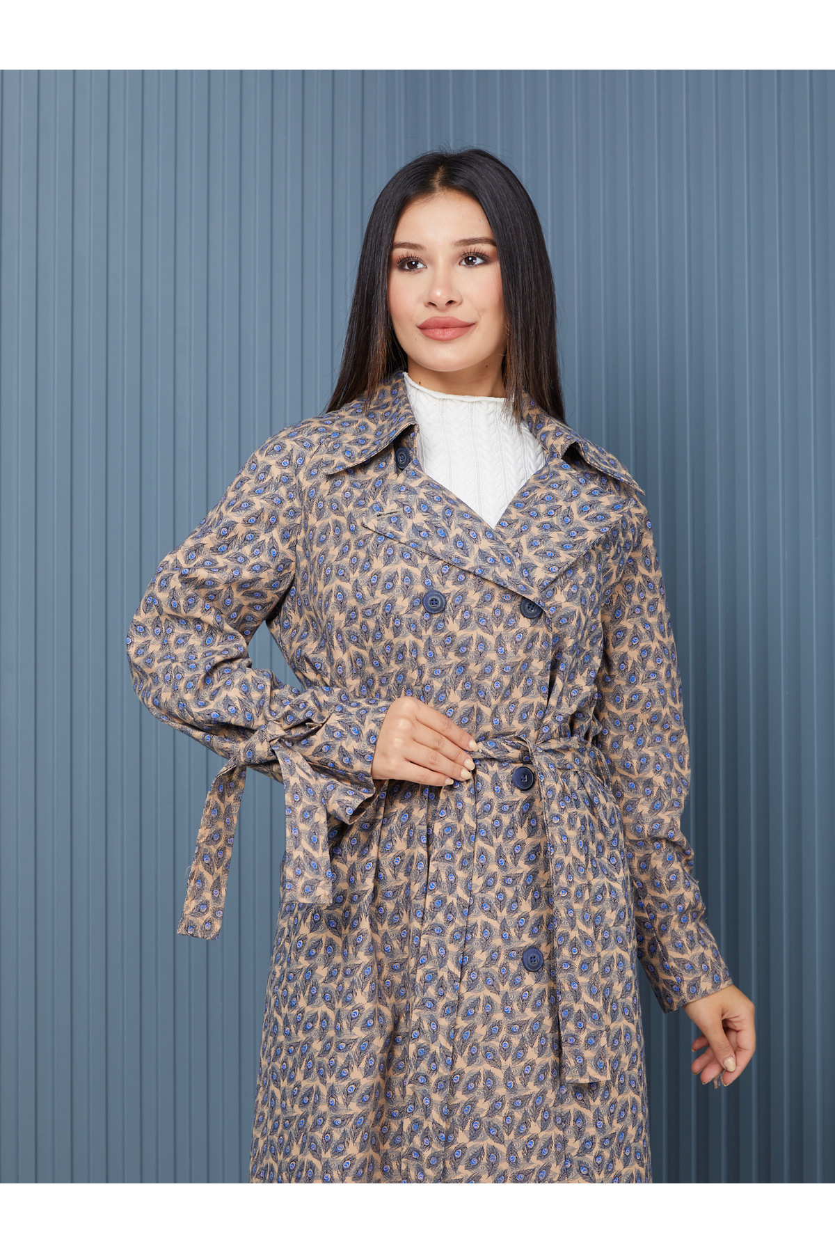 ترنچ کت مردانه ??????? SahraAfra | 7060 اورجینال - تصویر 7
