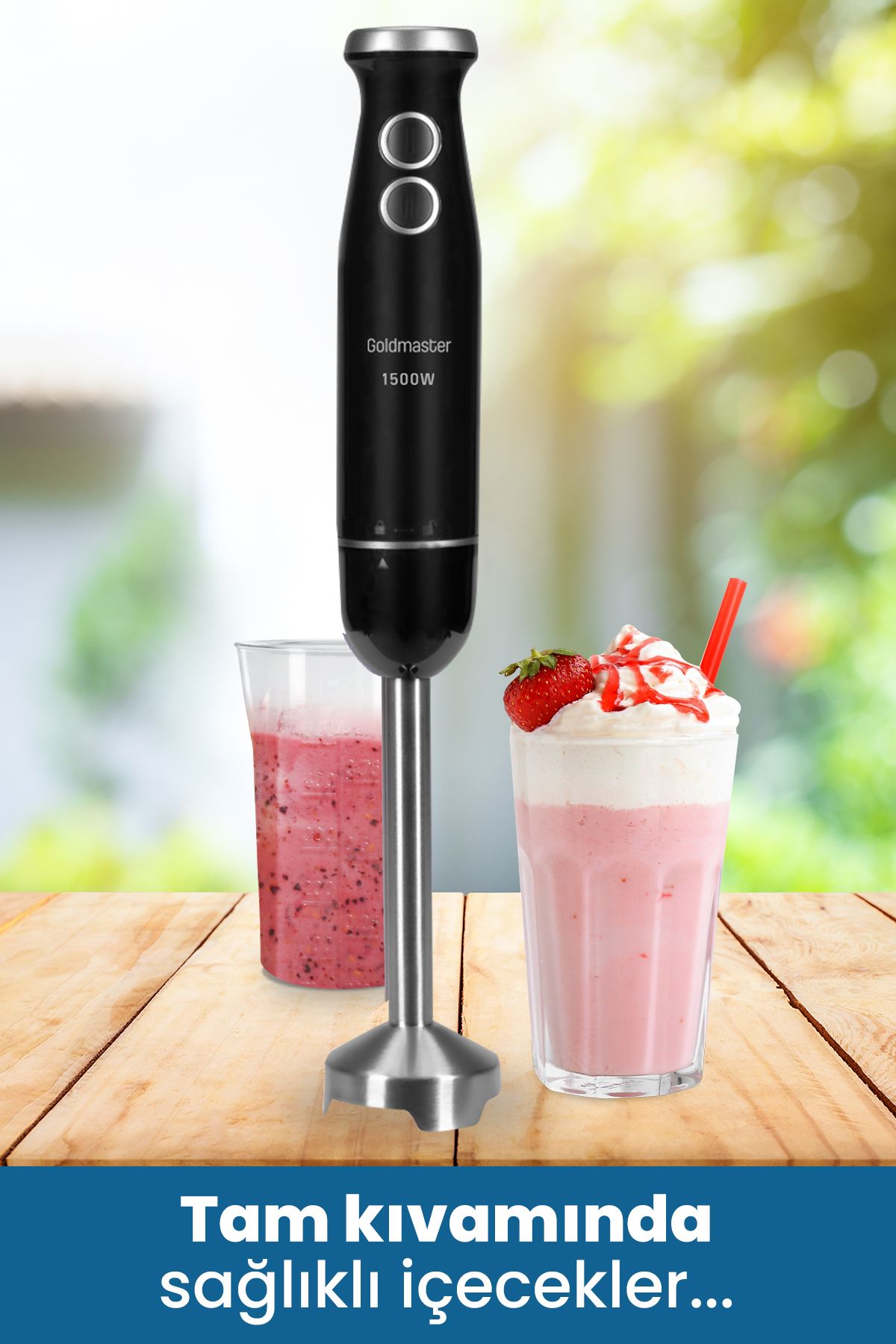 SelfMix GM-7278 Siyah El Blenderi