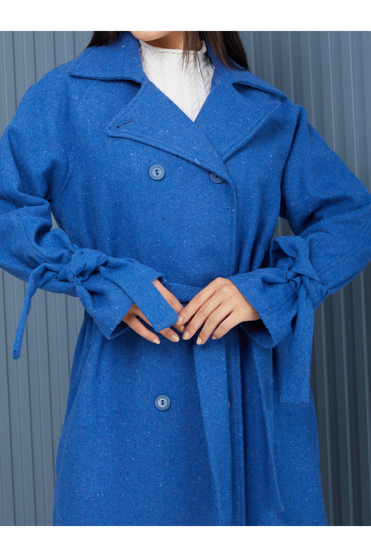 Heggo  Palto Kaban Oversize - Görsel 8