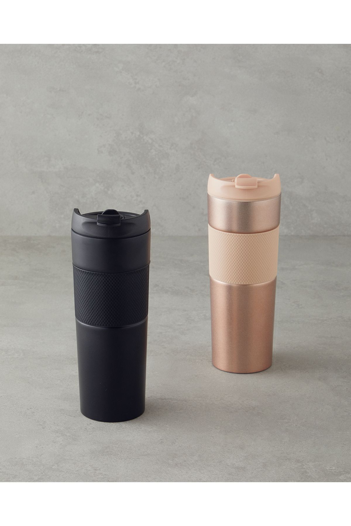 فلاسک صورتی Glow Steel French Press Travel Lib 450 میل English Home