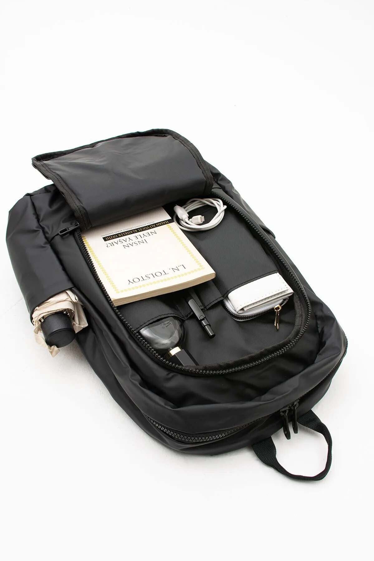 کوله پشتی زنانه مشکی Lifonbag | LF-4077 اورجینال - تصویر 5