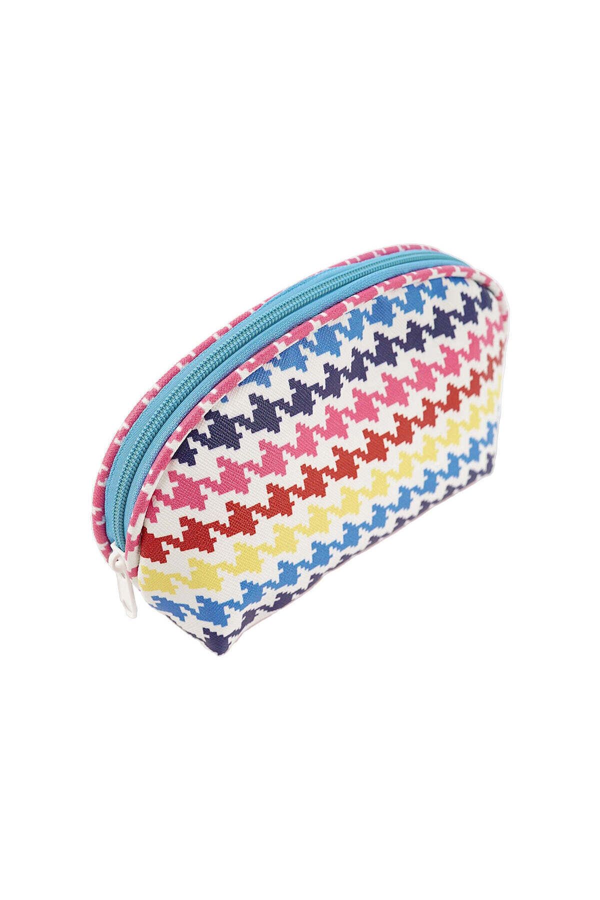 کیف آرایش Houndstooth beauty girl