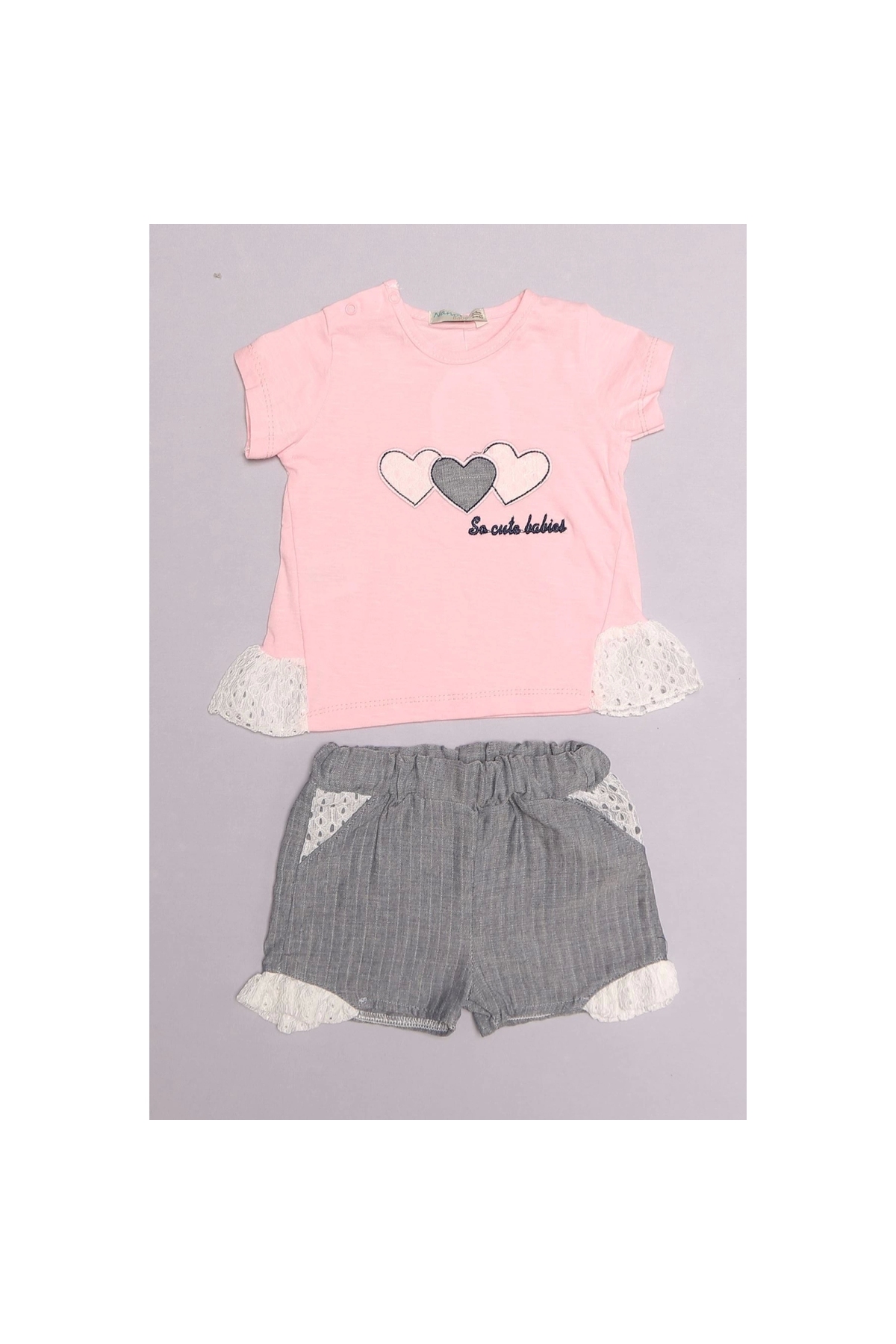 3-18 Months Baby Set Powder Pink - 152451.1803.