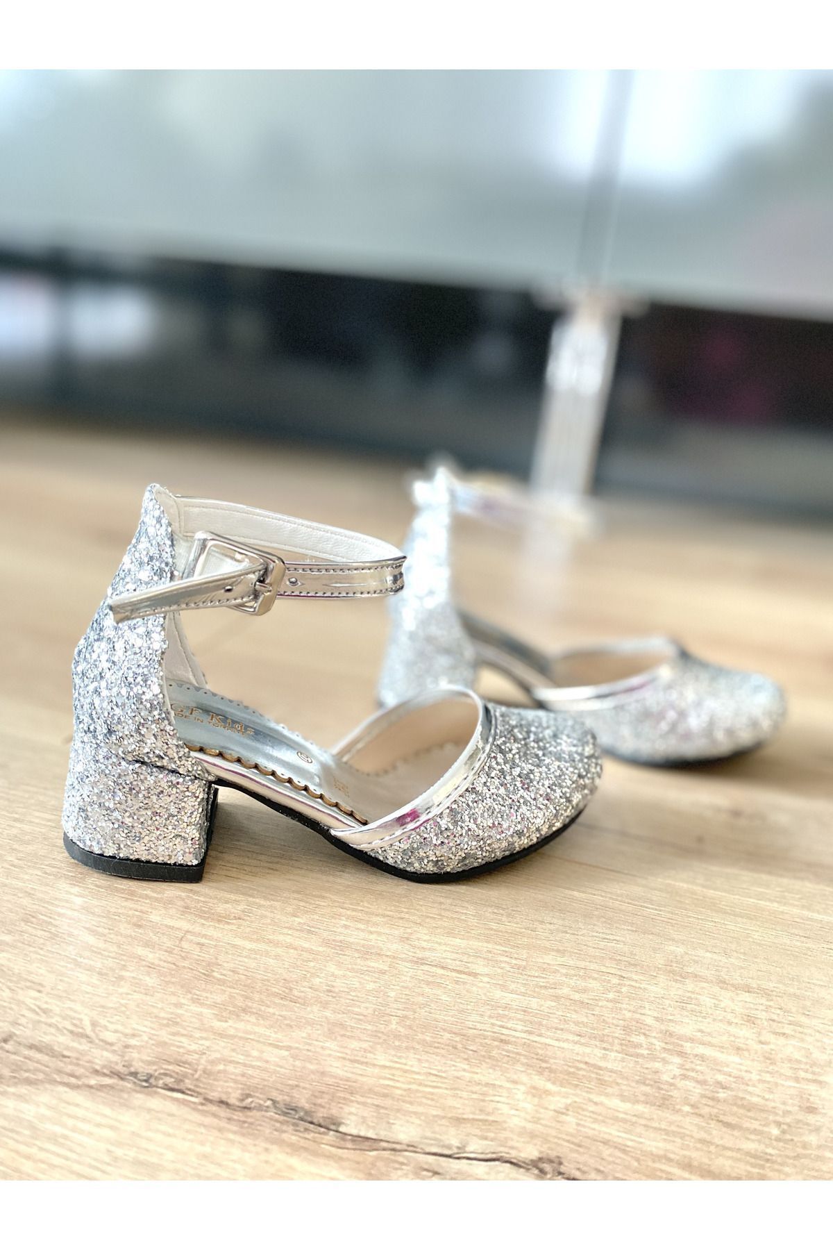 NS Little Silver Sparkly Girls Heeled Shoes for Girls price in Dubai UAE Compare Prices