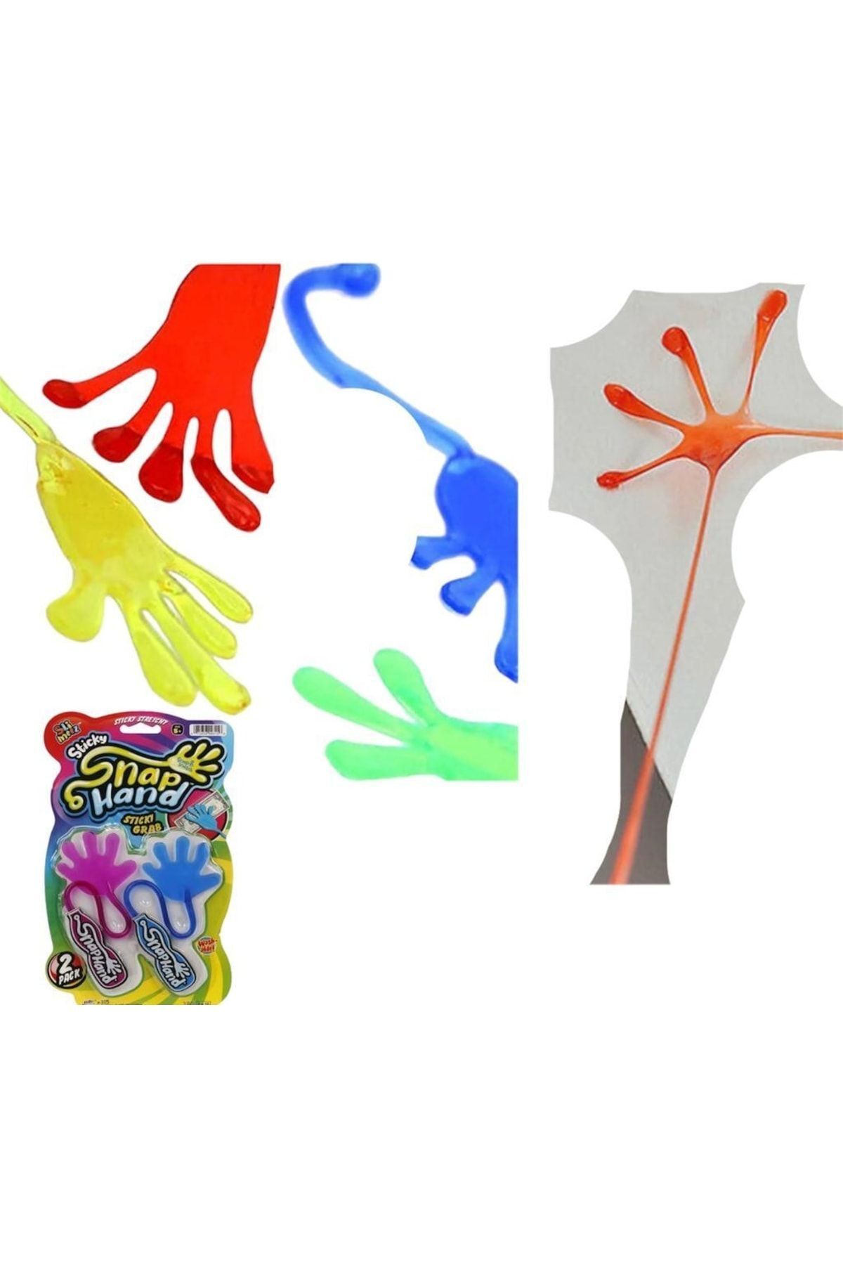 2 Assortments 2 Sticky Hands Fun 2 sticky hands will prolong the fun