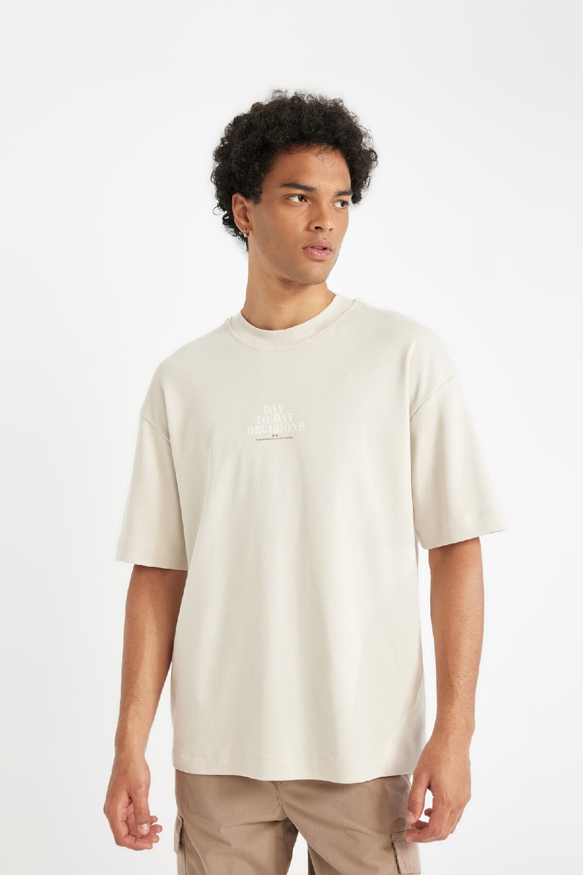 تی شرت مردانه دفاکتو | C7054AX24AU Defacto - Image 2