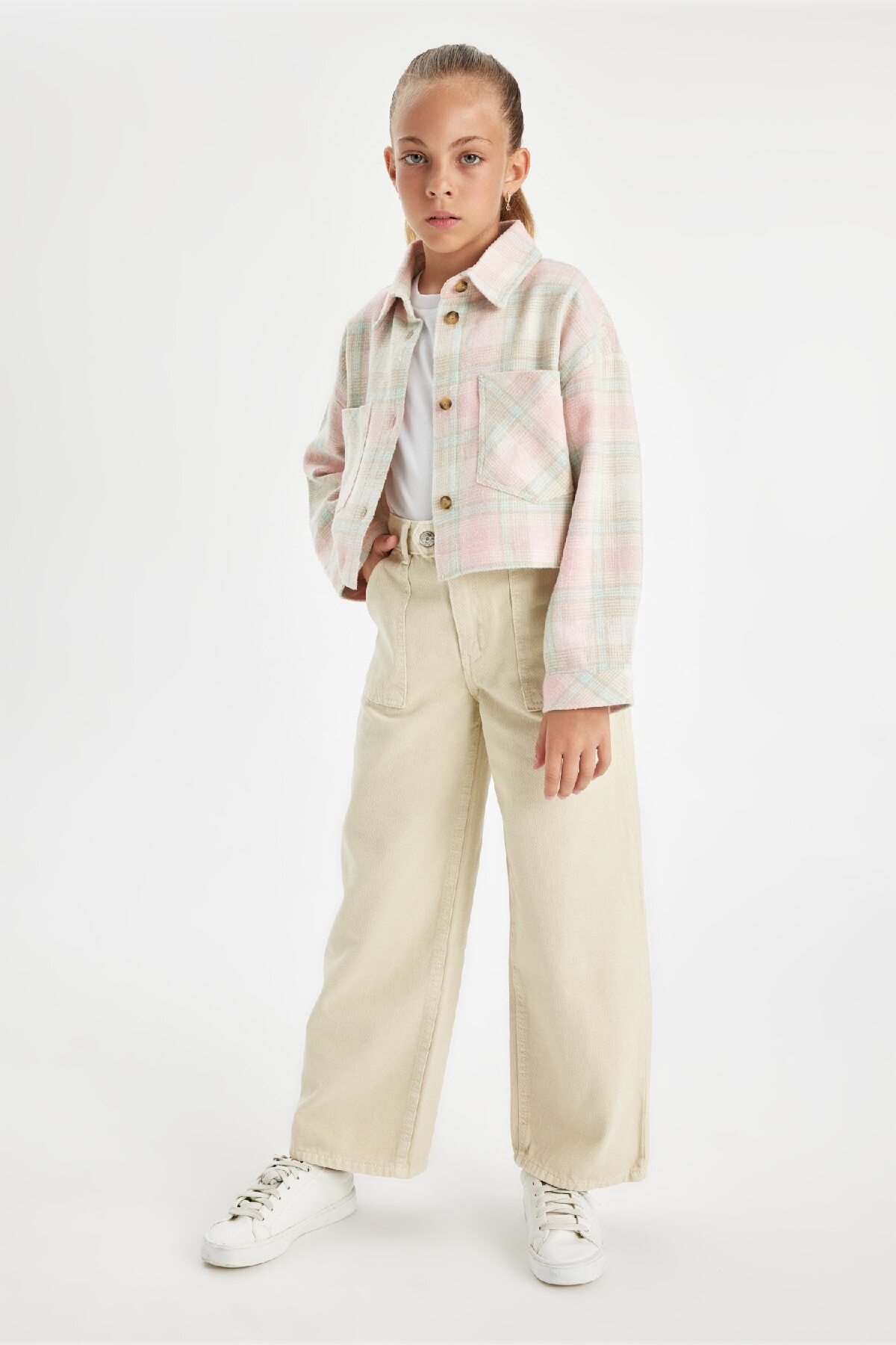 شلوار دخترانه دفاکتو | C7473A824AU Defacto - Image 3