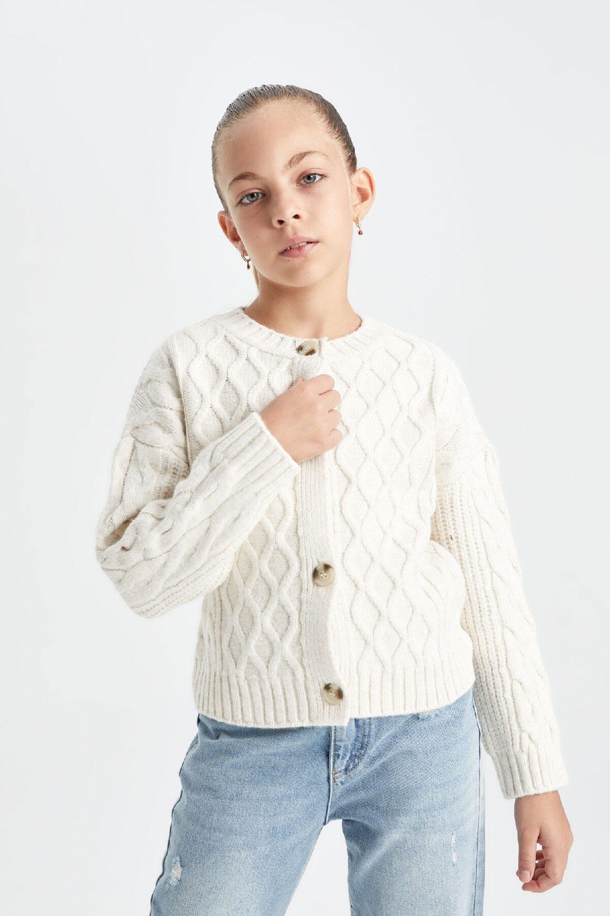 ژاکت دخترانه دفاکتو | C6937A824AU Defacto - Image 3