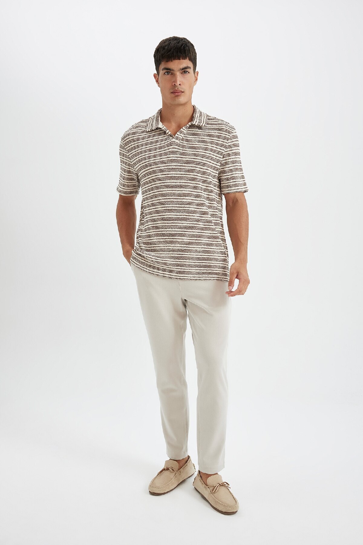 پولوشرت مردانه دفاکتو | D4818AX24SM Defacto - Image 2