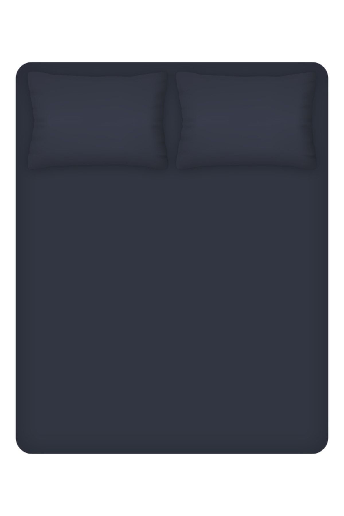 Leruum London-Large Single Sheet Set 100% Cotton Elastic Sheet (120X200) 1 Pillow Case (50X70) 1