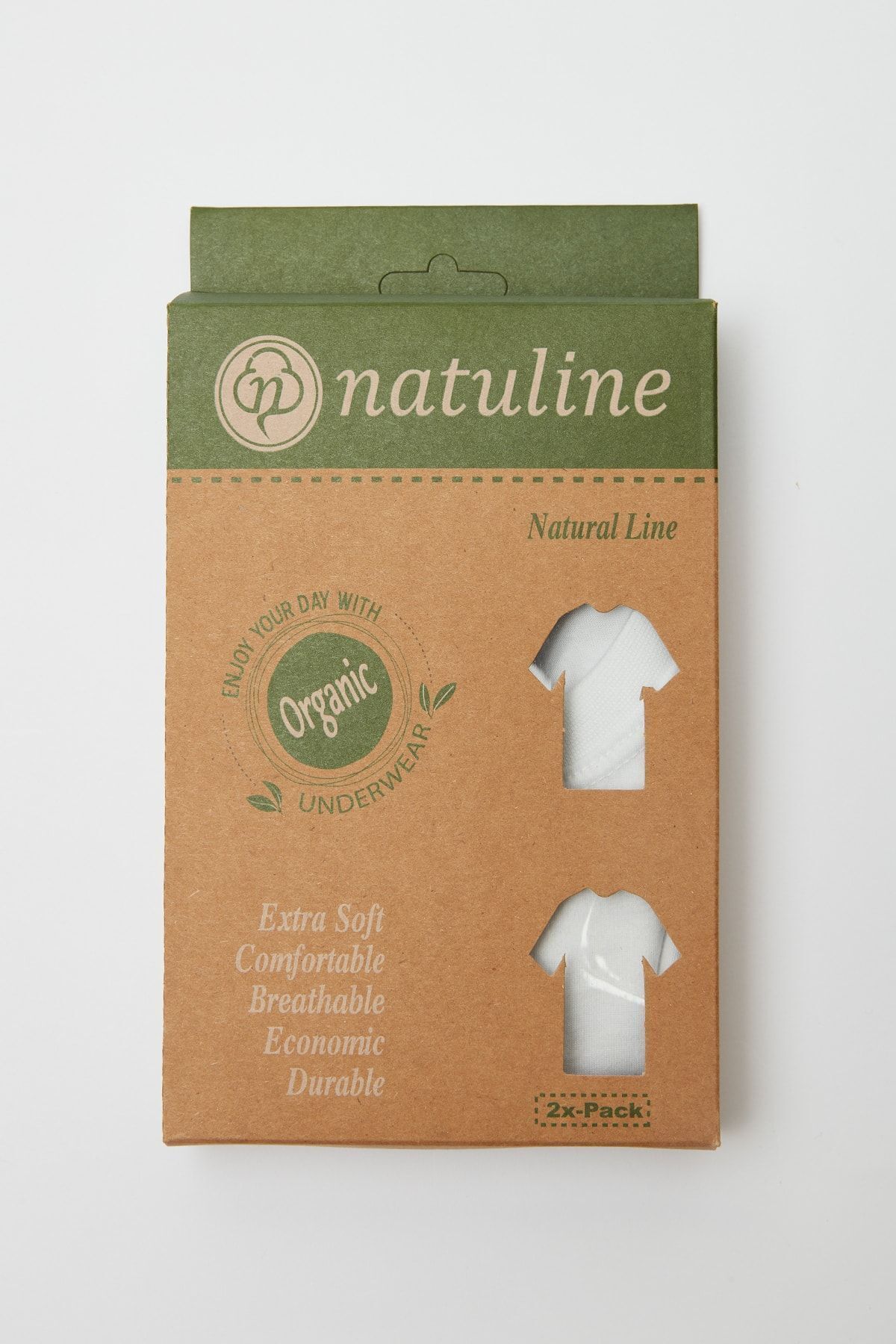 natuline-تي شيرت للأولاد والبنات من القطن العضوي الممشط 4 قطع 4