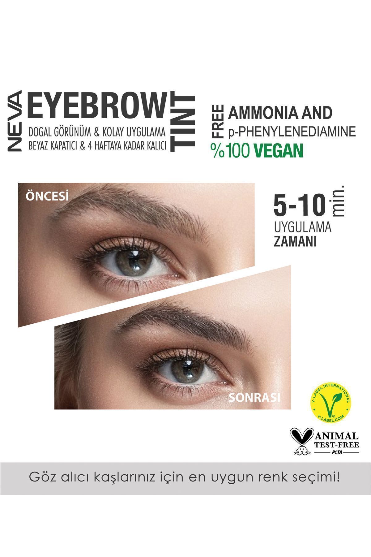رنگ ابرو  خاکستری Neva | OTR09 EYEBROW 1.1 اورجینال - تصویر 4
