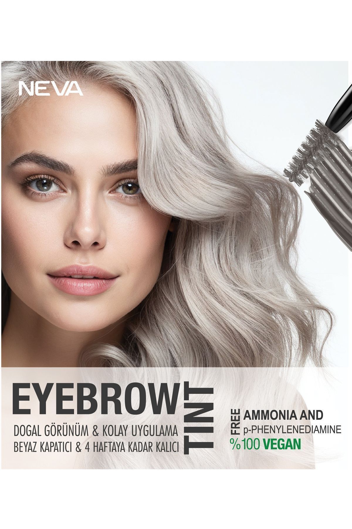 رنگ ابرو  خاکستری Neva | OTR09 EYEBROW 1.1 اورجینال - تصویر 5