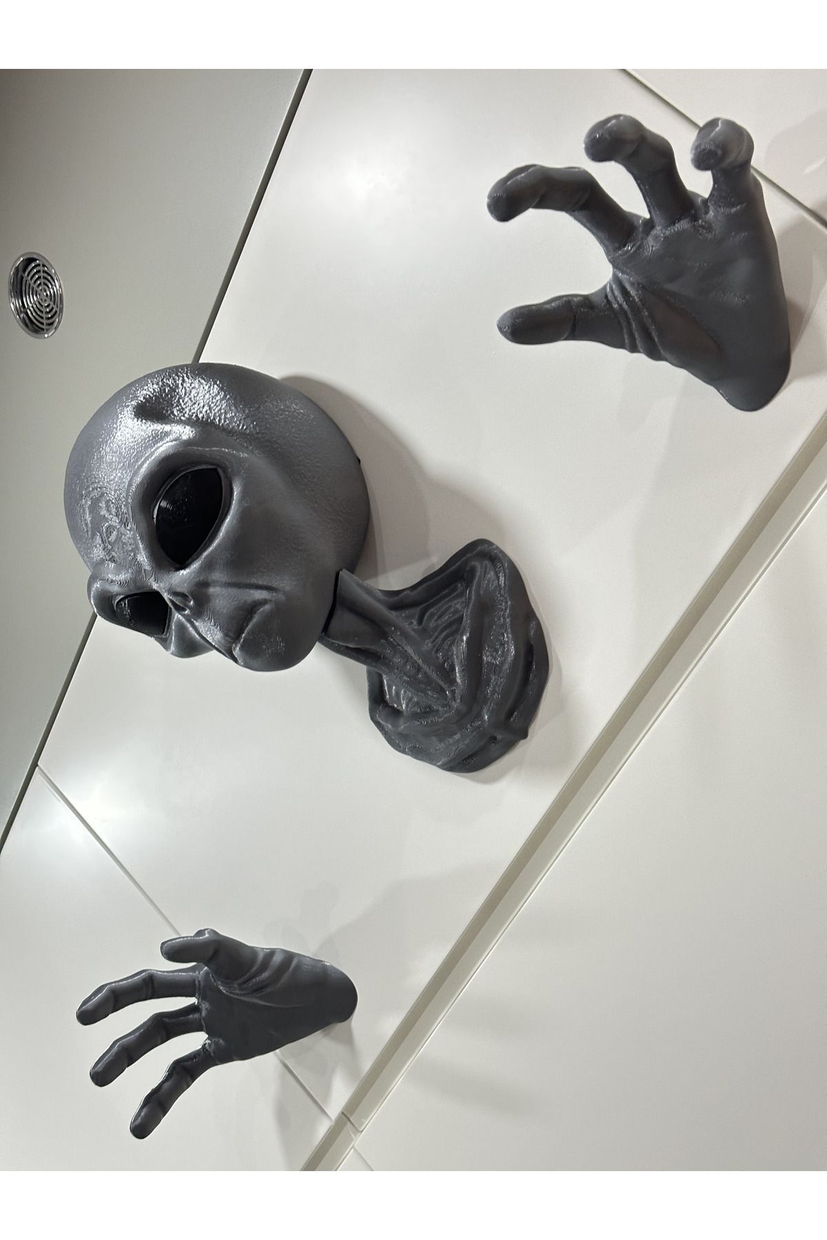 IK3D Kulaklık Standı Xl Alien Uzaylı Duvar Dekorasyonu