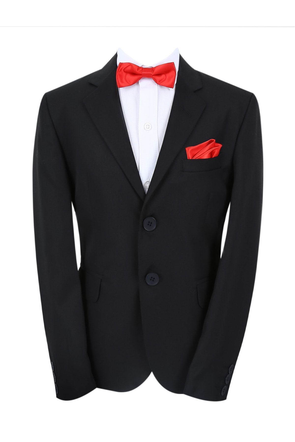 Doctor junior-Boy's Black Gabardine Suit 4