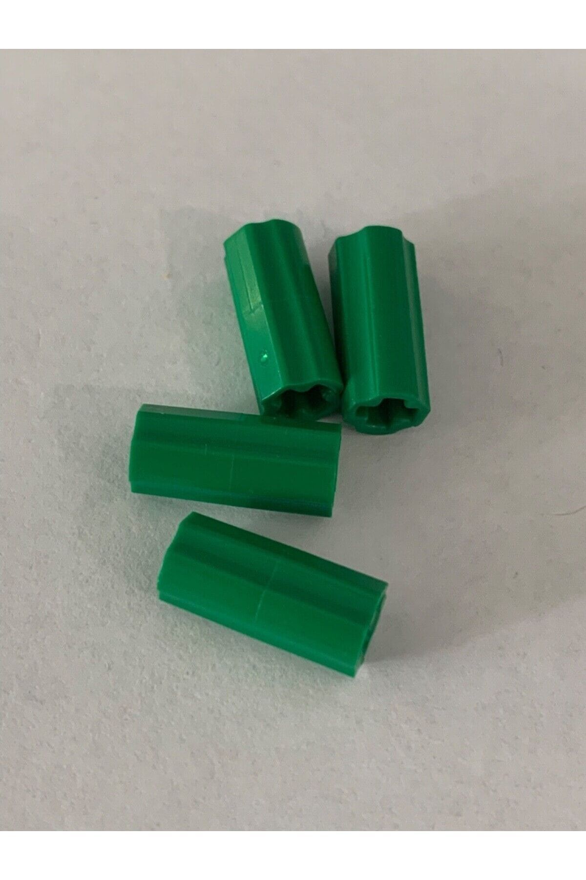 LEGO-Green Technic Moc Custom Axle Connector 2l - 4 Pieces to Send 1