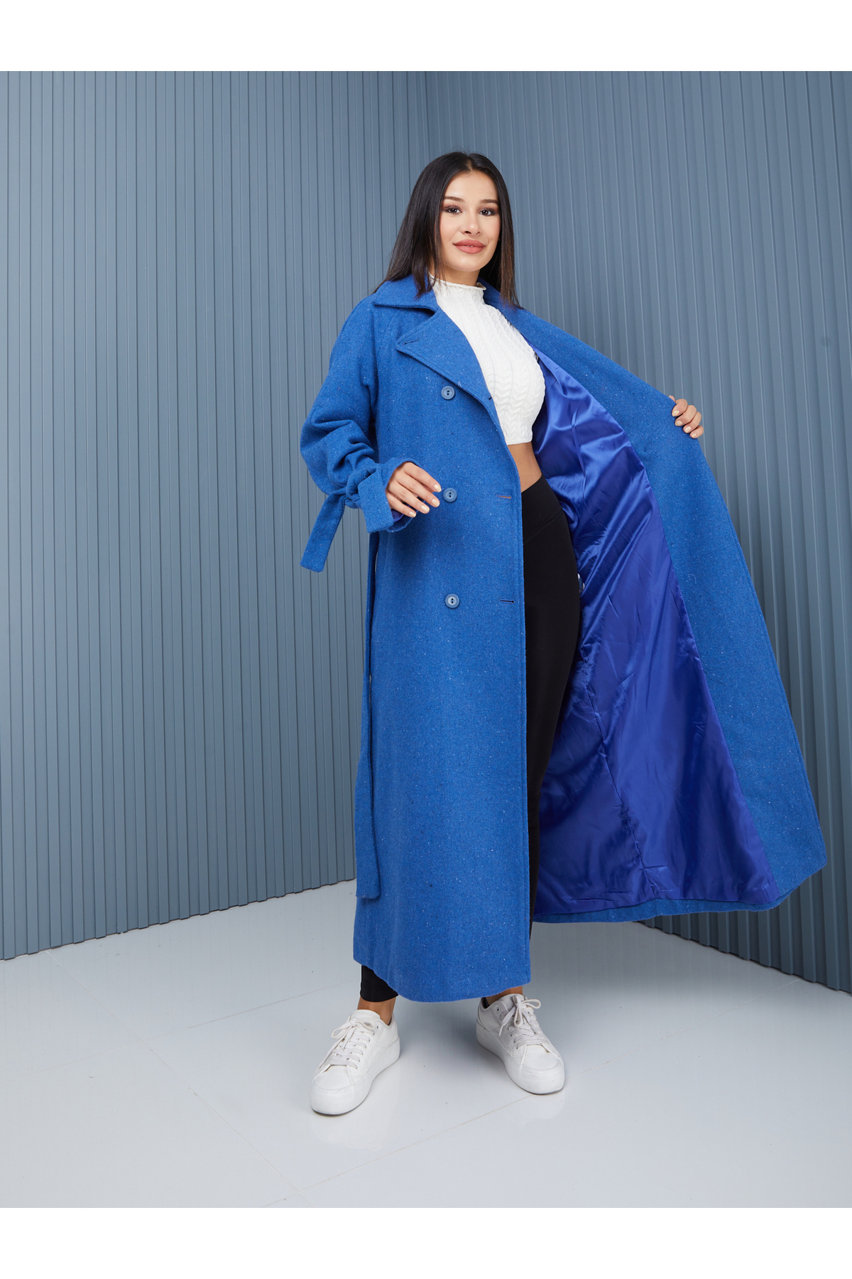 Heggo  Palto Kaban Oversize - Görsel 4