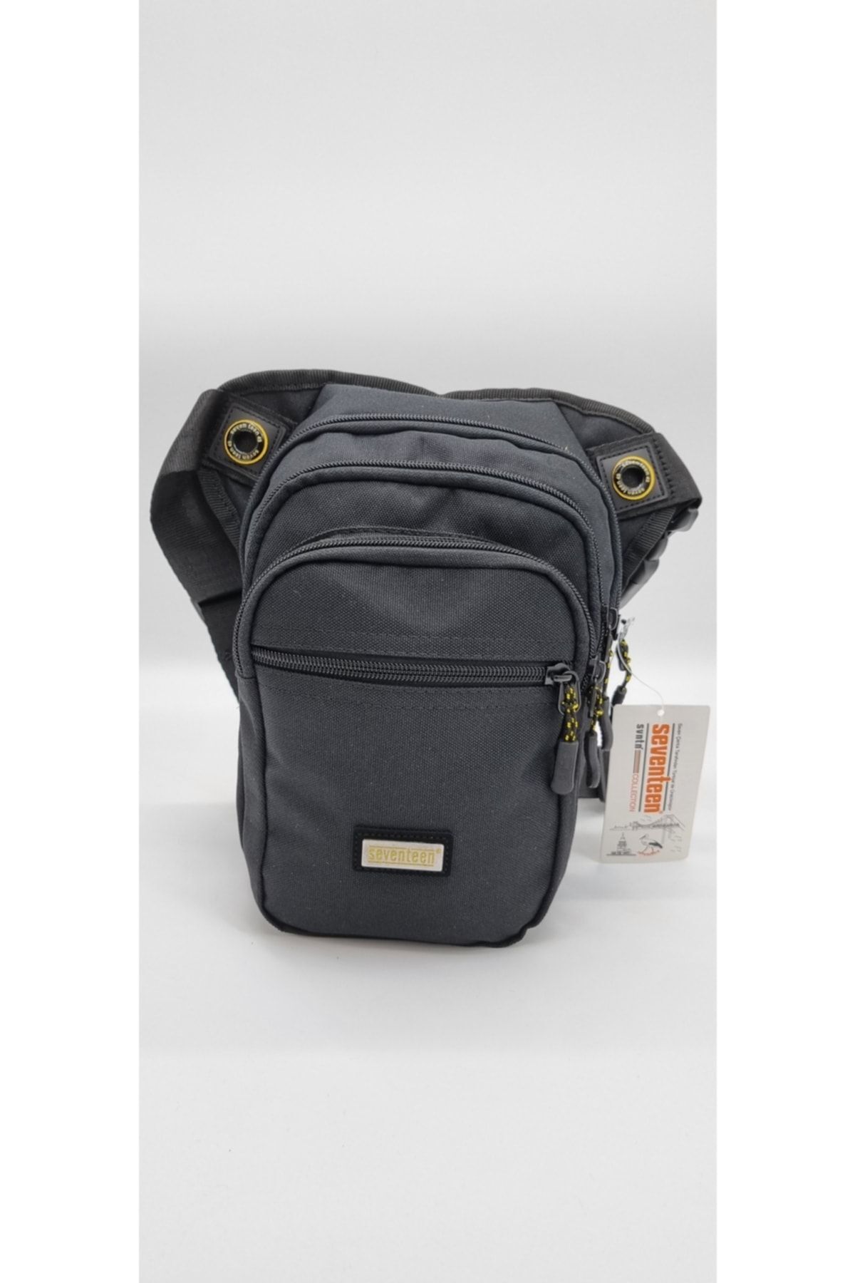 SEVENTEEN アジュナイス　リパケセット SEVENTEEN Unisex Bel Ve Bacak Çantası Siyah Renk 4962 - Fiyatı