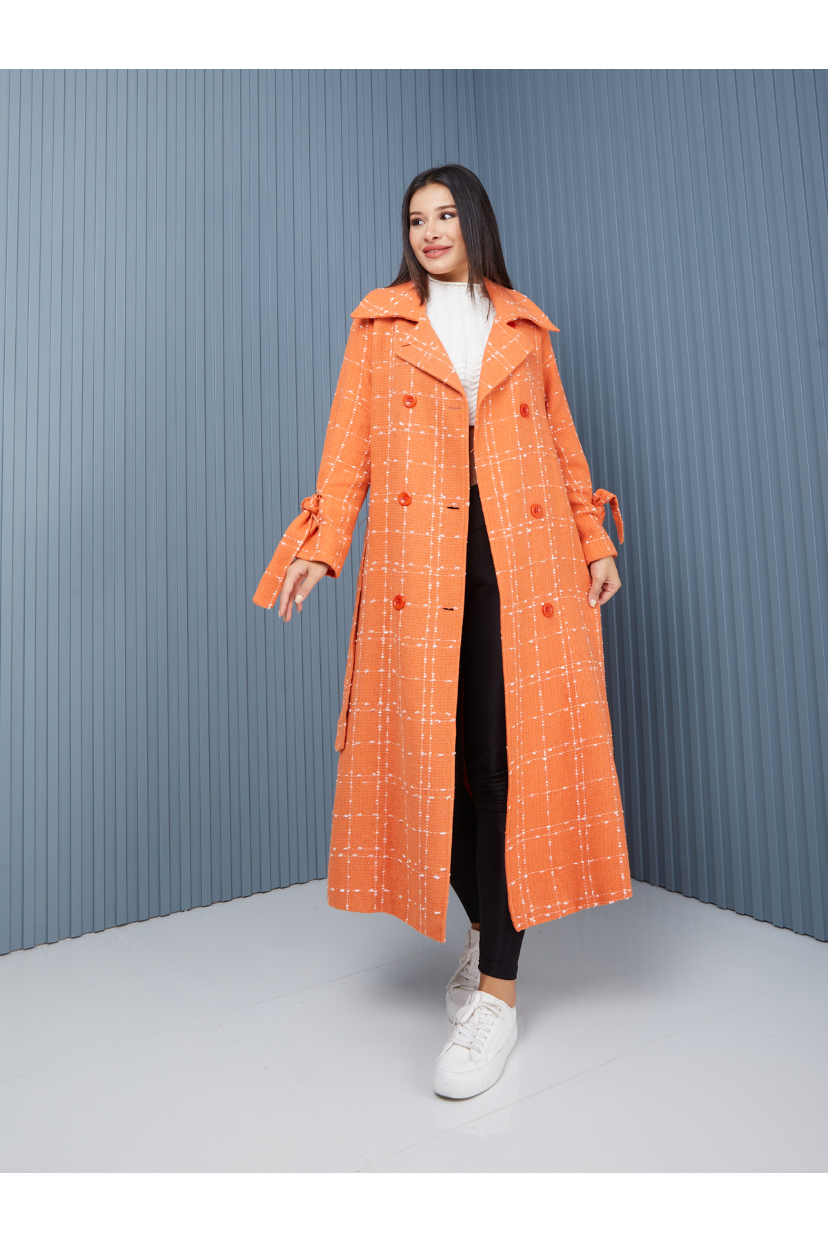 Heggo  Palto Kaban Oversize - Görsel 2