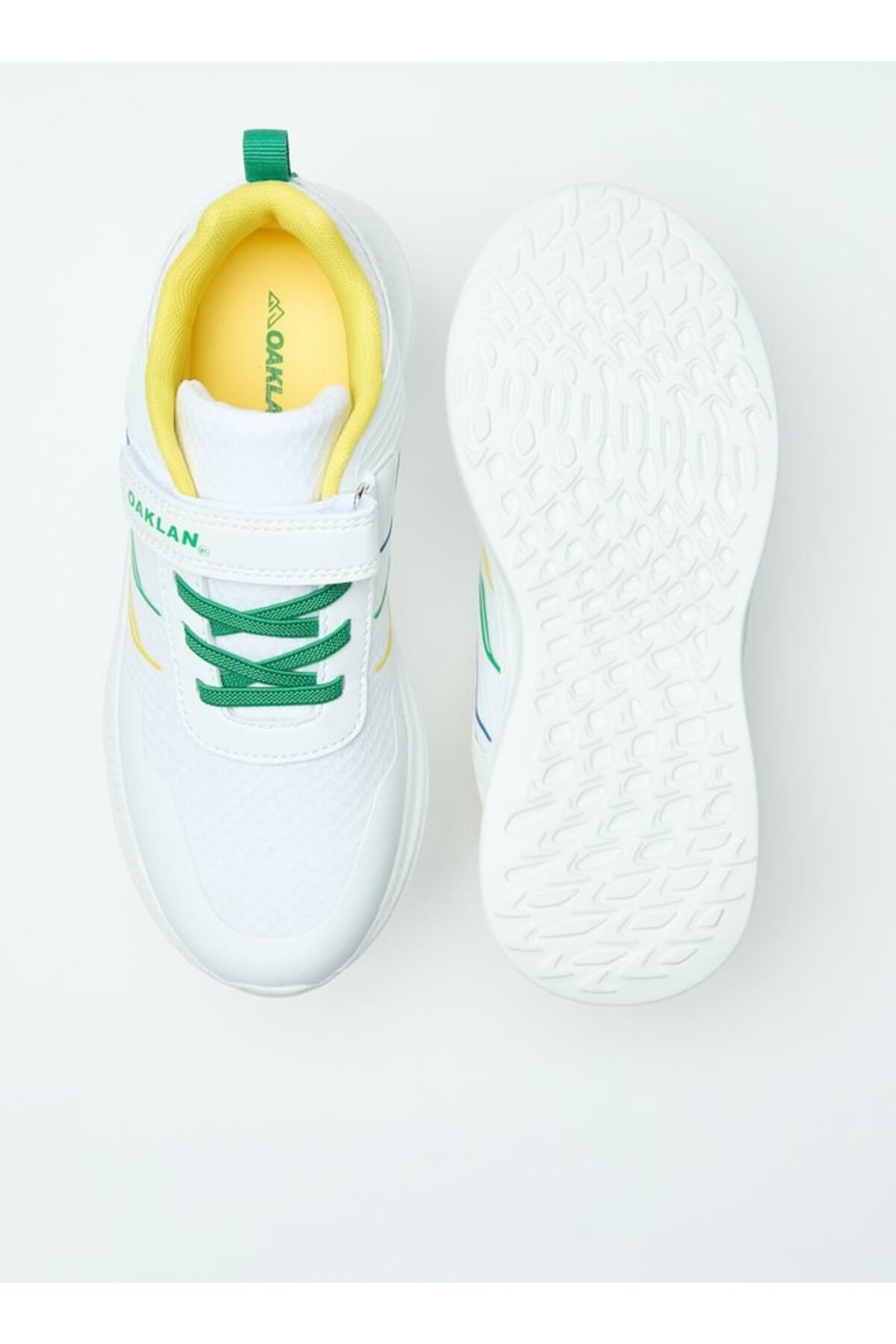 Oaklan by Shoexpress-Panelled Walking Shoes with Hook and Loop Closure 5