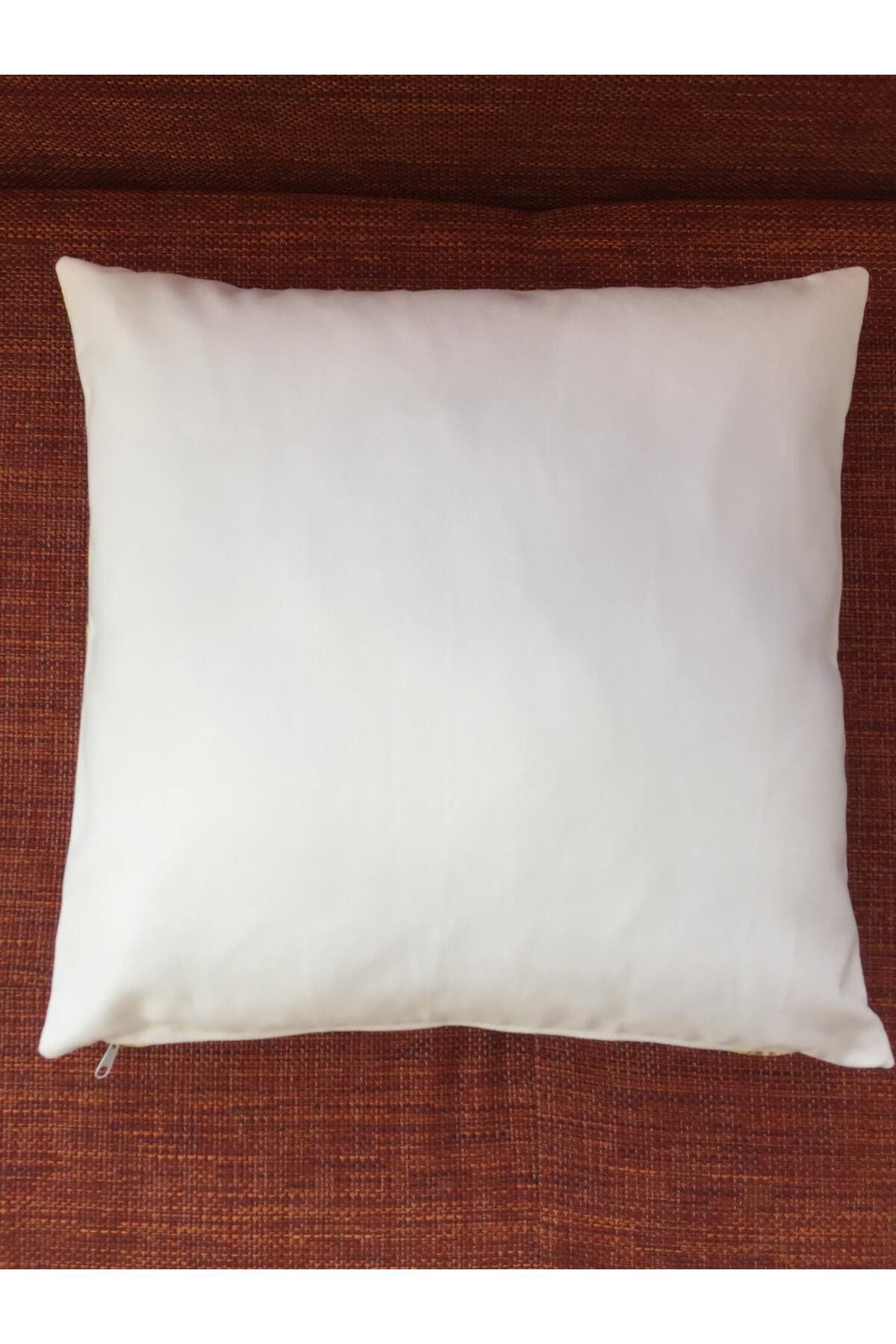 Mora Örgü-Mora Knit Lemon Patterned Pillow 5