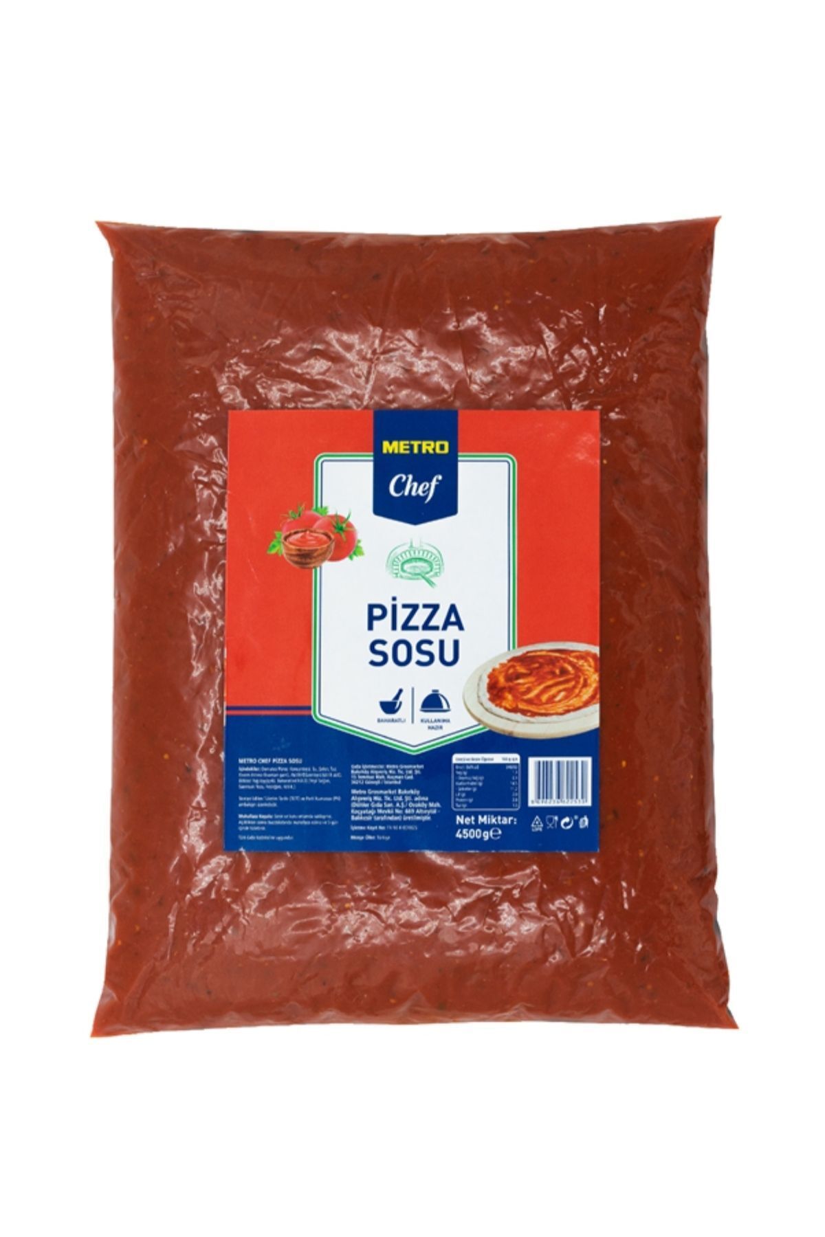 Metro Chef Pizza Sosu- 4500 G