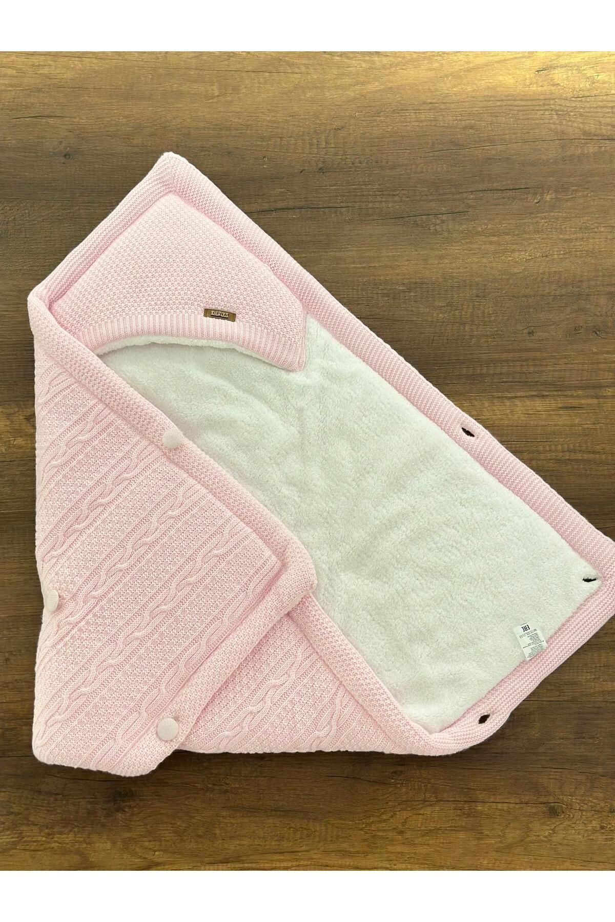 CFRA Pembe Triko Kundak Battaniye/ 3 Lü Mendil Hediyeli fotoğrafı 6 (önizleme)