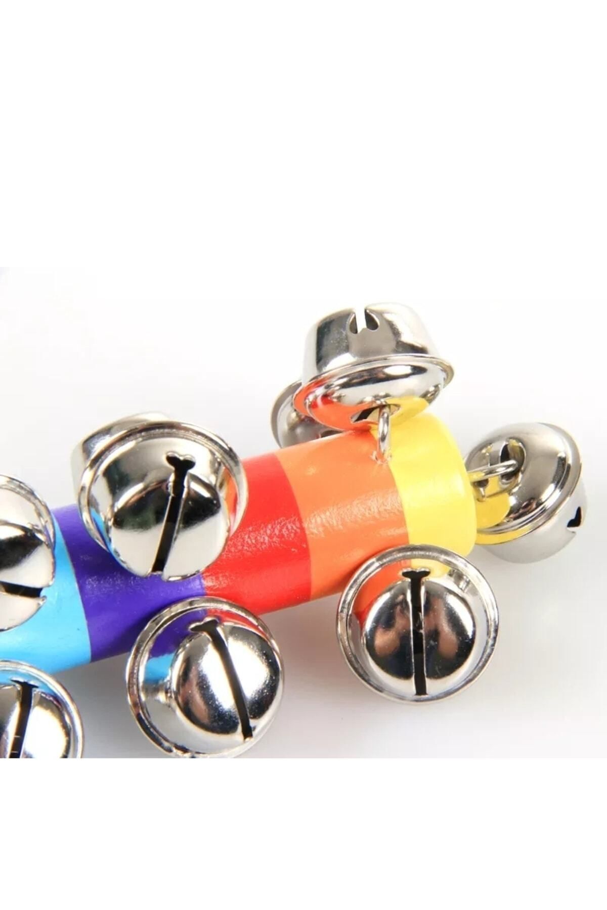 Circle Toys 3 Adet Ahşap Zilli Çıngırak Marakas fotoğrafı 5 (önizleme)