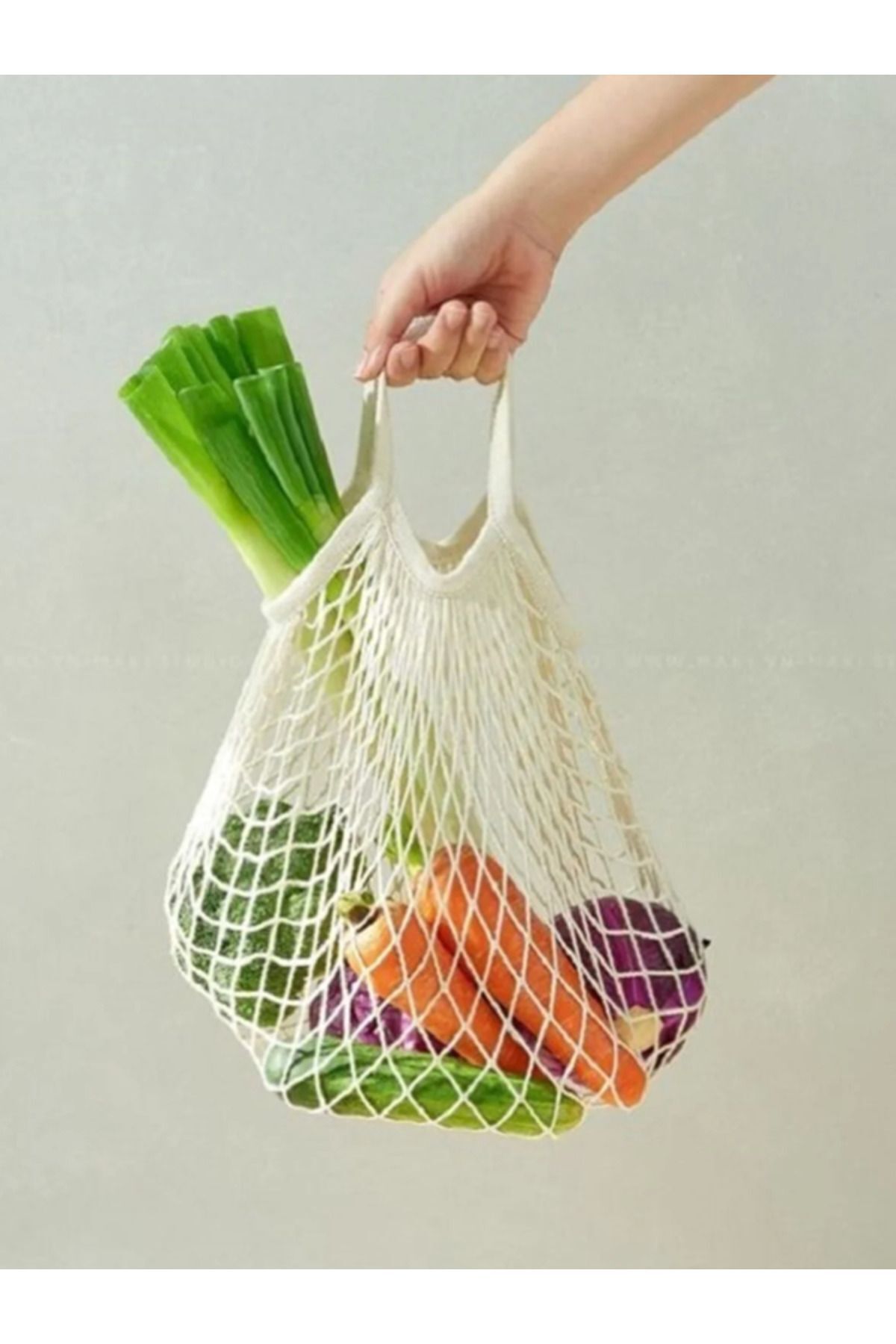 Genel Markalar File Torba Natürel Plaj Pazar File Çanta 36x45 Cm