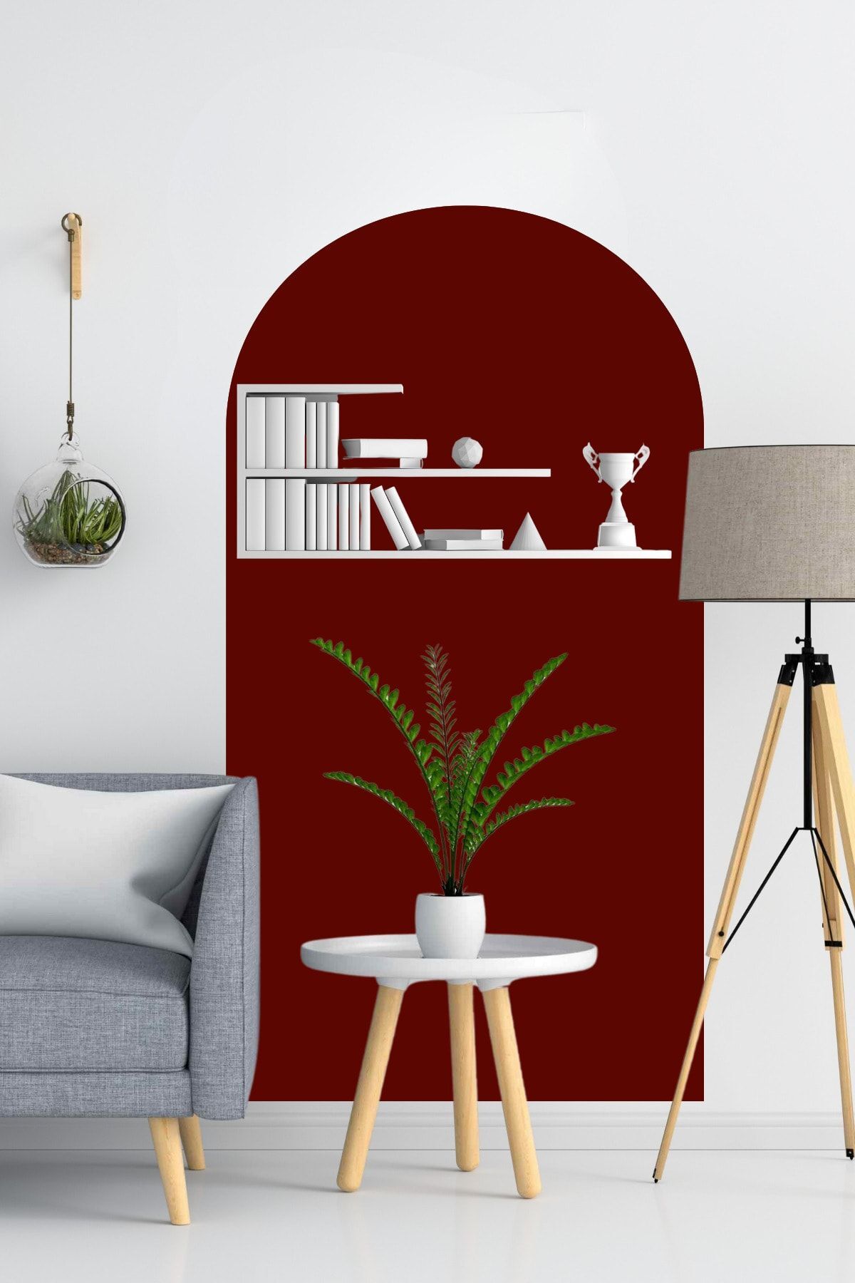 Bohemian Oval Wall Sticker