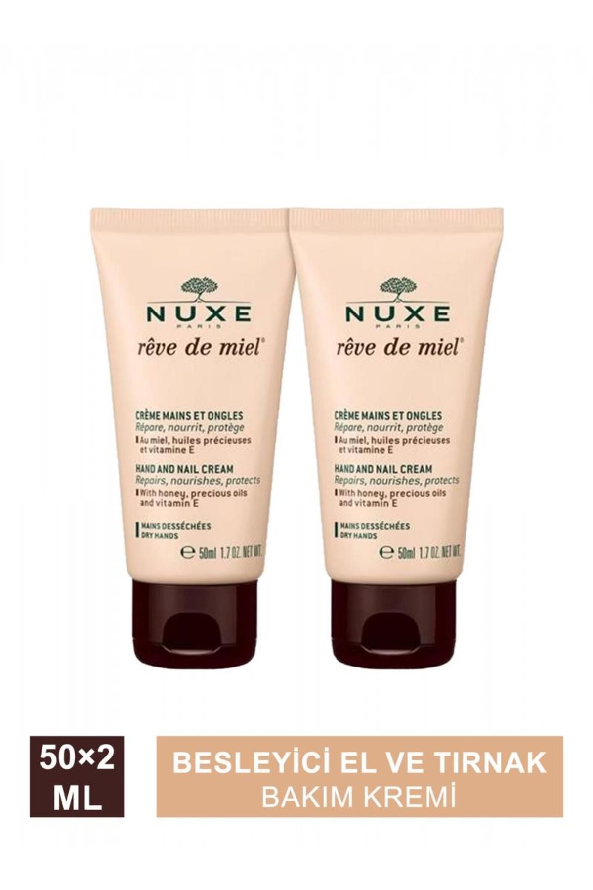 Reve De Miel Creme Mains Et Ongles 2x50ml Nuxe