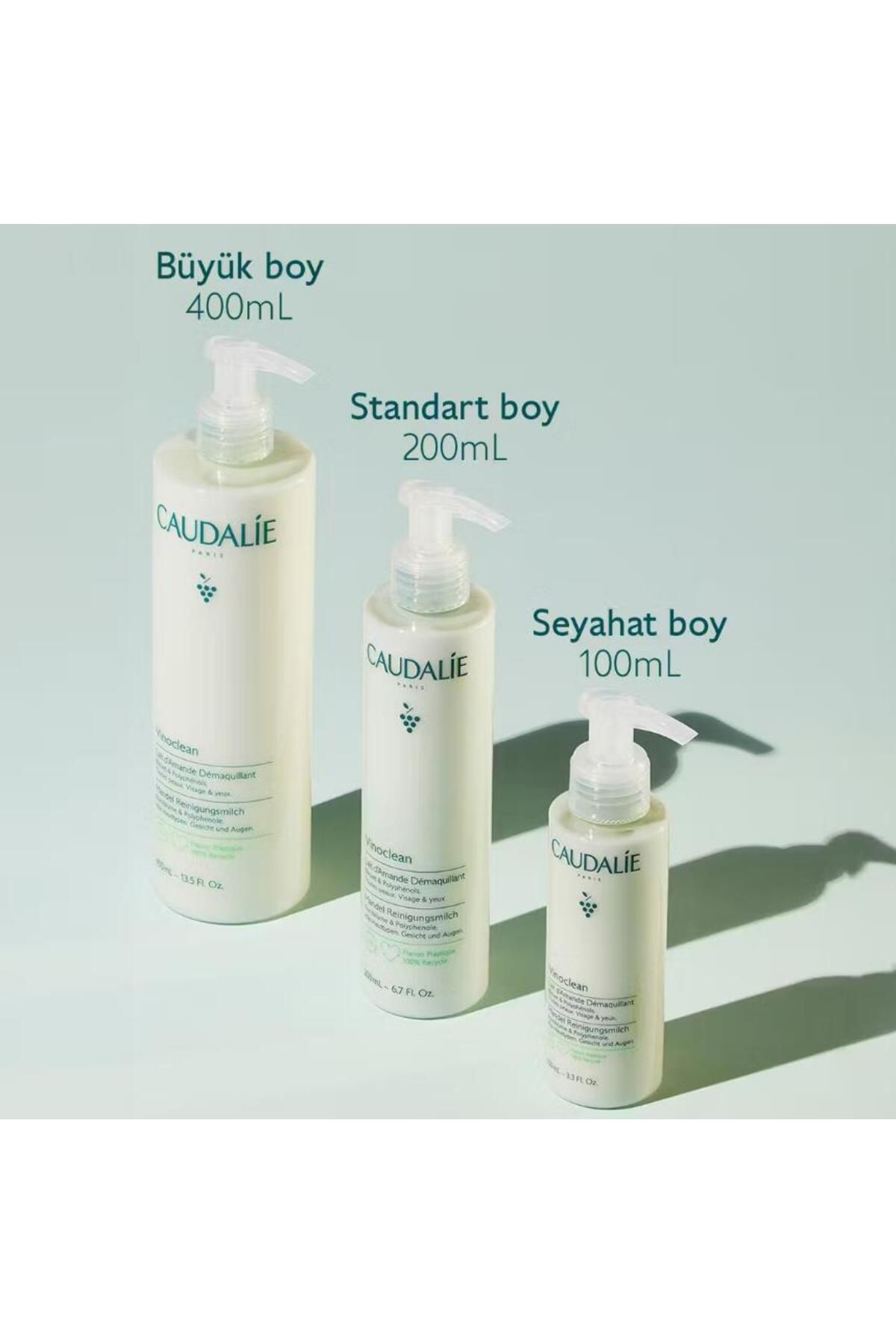 شیر پاک کننده آرایش ارگانیک روغن بادام وینوکلین 100 میلی لیتر Caudalie