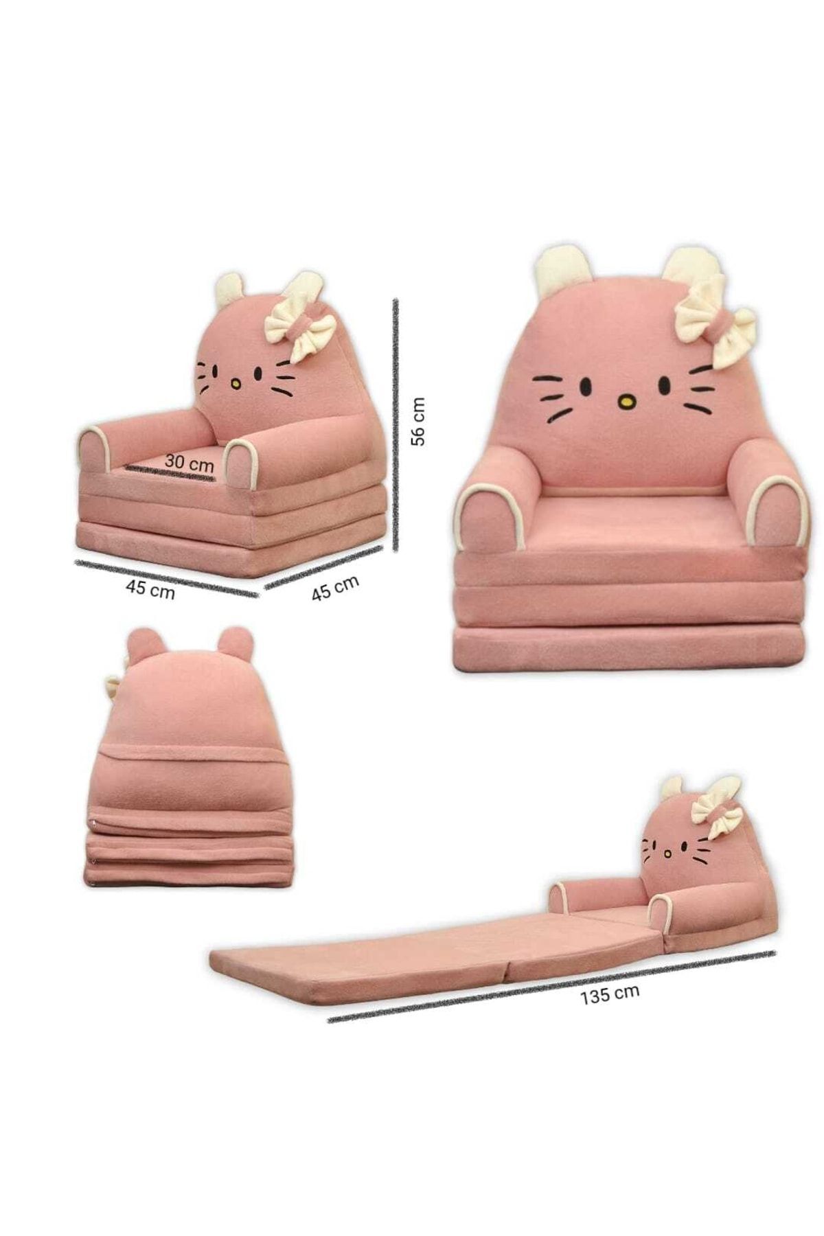 Genel Markalar Portatif Polar Dolum 3 Katlı Çocuk Koltuğu Çocuk Yatağı Yıkanabilir, Taşınabilir fotoğrafı 6 (önizleme)