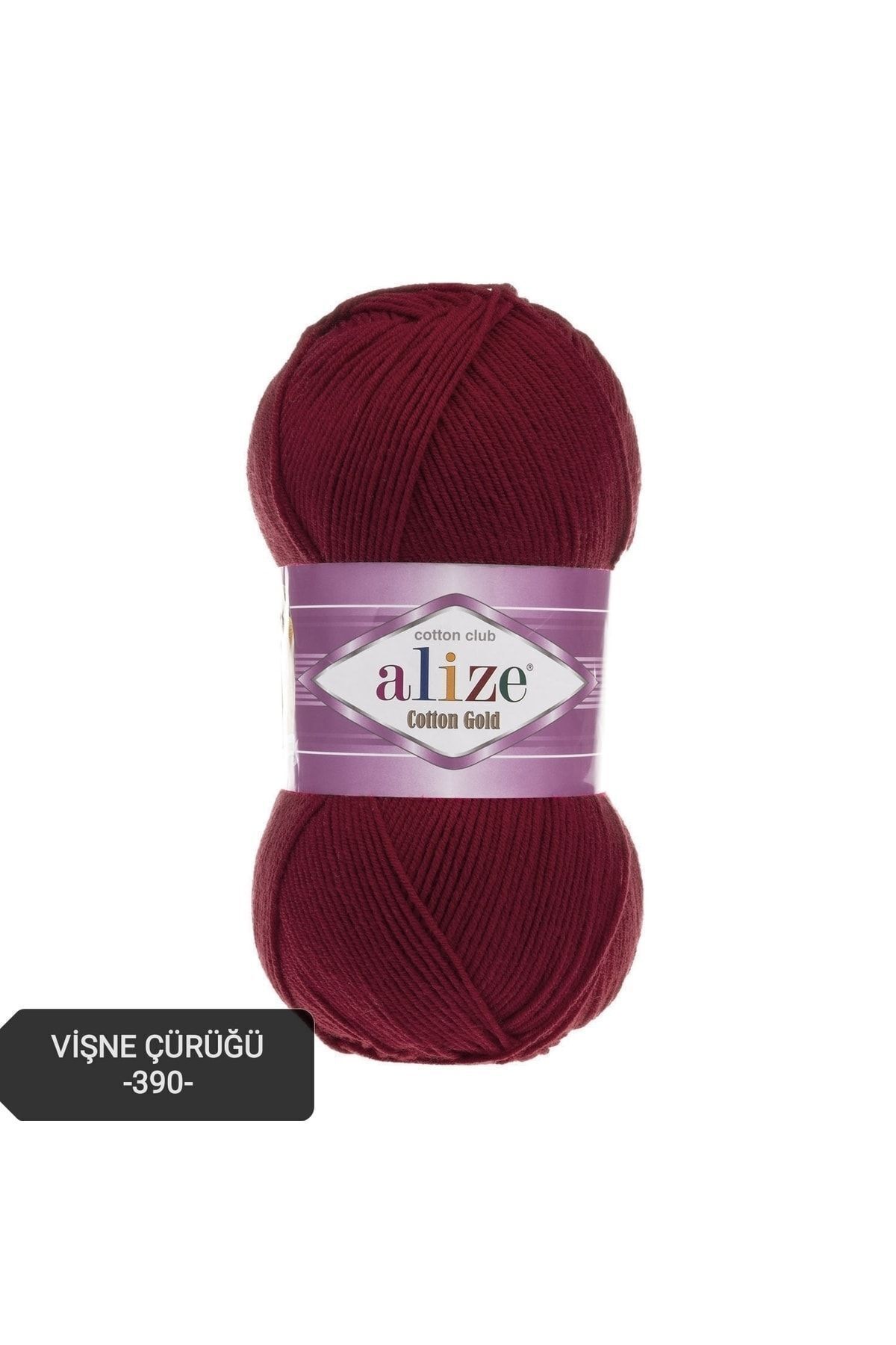 Cotton Gold Amigurumi Rope 100 Gr Hand Knitting Rope Color Code-cherry Rotten -390-punch Rope Cotton+acrylic