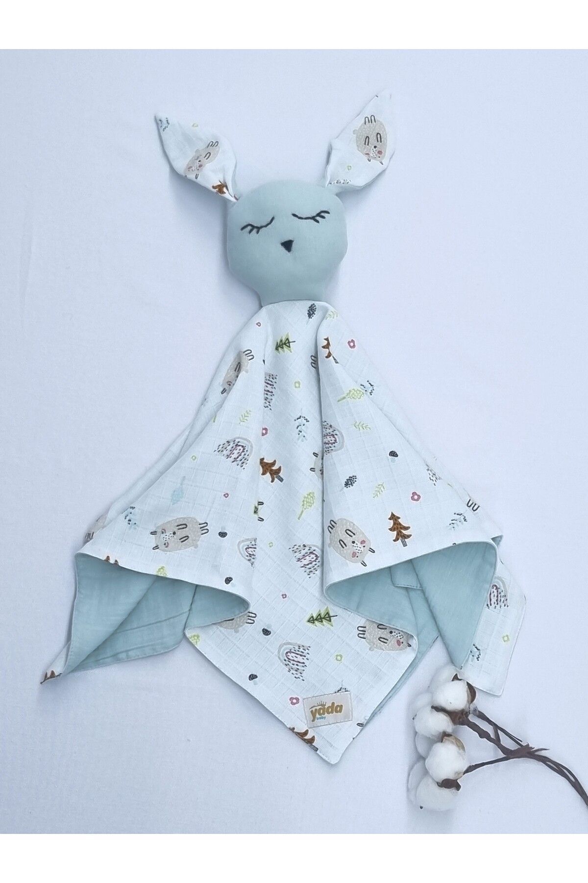 Yada Baby Çift Katlı Desenli Müslin Uyku Arkadaşı