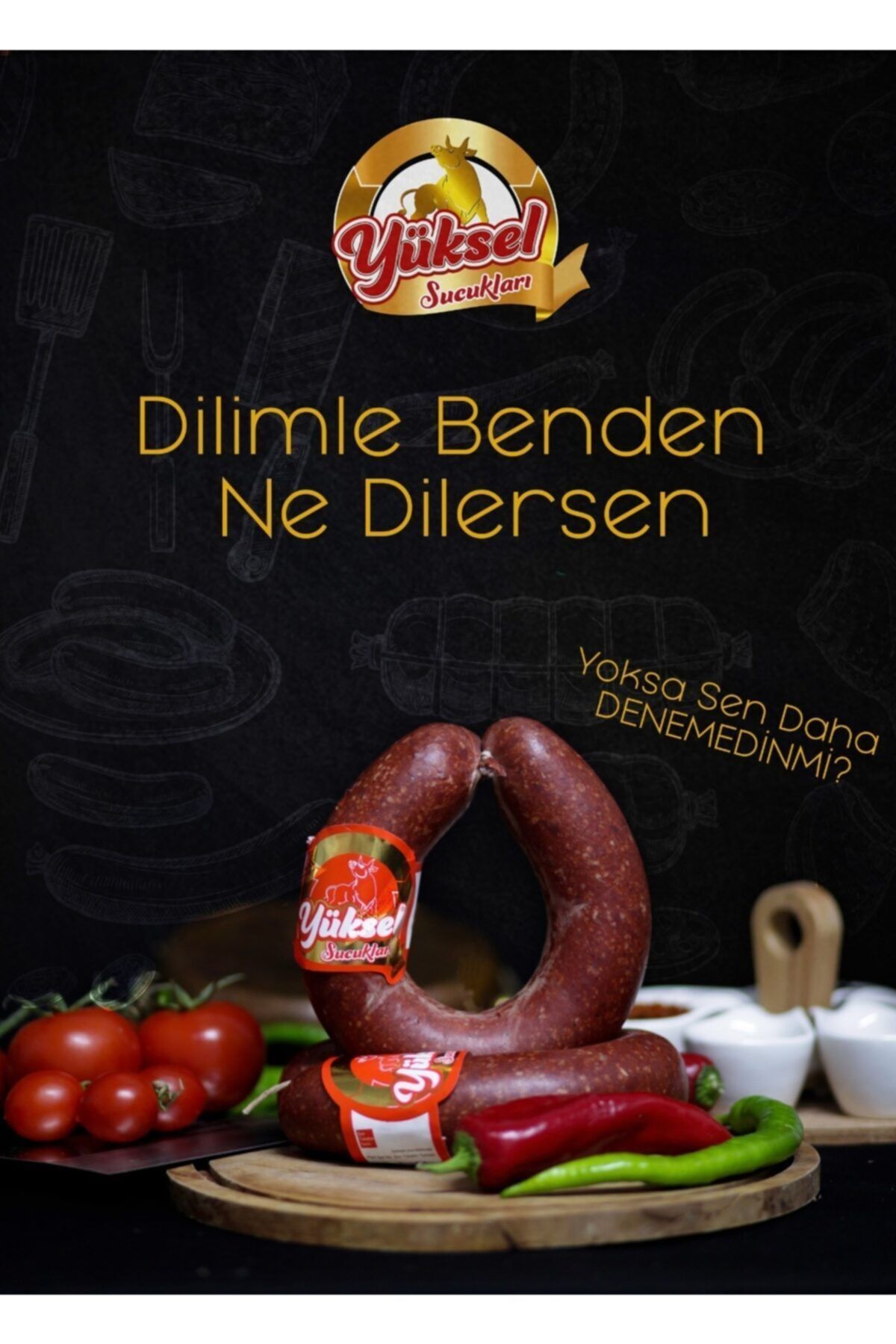 Yüksel Sucukları Yüksel Sucuklari Dana Kangal Sucuk1 Kg