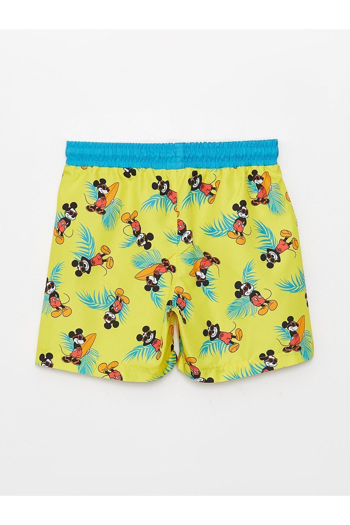 LC Waikiki-Schnelltrocknende Badeshorts für Jungen mit Mickey-Mouse-Aufdruck und elastischem Bund 2