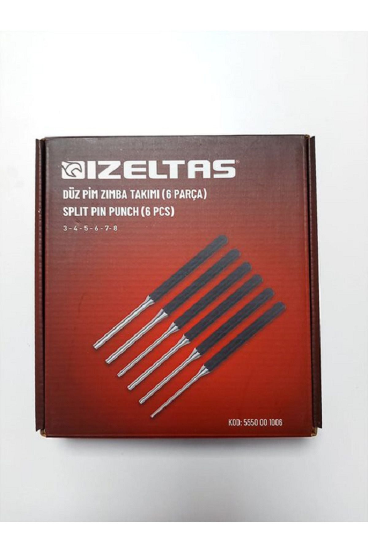 İzeltaş İZELTAŞ Düz Pim Zımba Takımı (6 Parça) 5550 00 1006